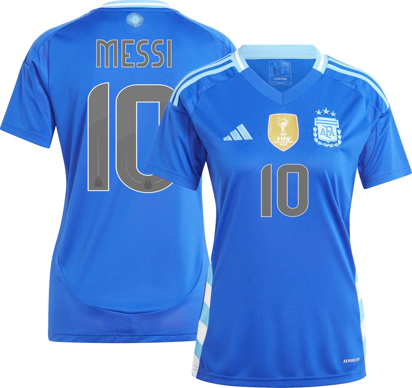 adidas Women s Argentina Lionel Messi 10 2024 Away Replica Jersey Dick s Sporting Goods