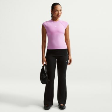sorry, Nike Women's Sportswear Chill Knit Mid-Rise Tight Ribbed Pants is currently out of stock