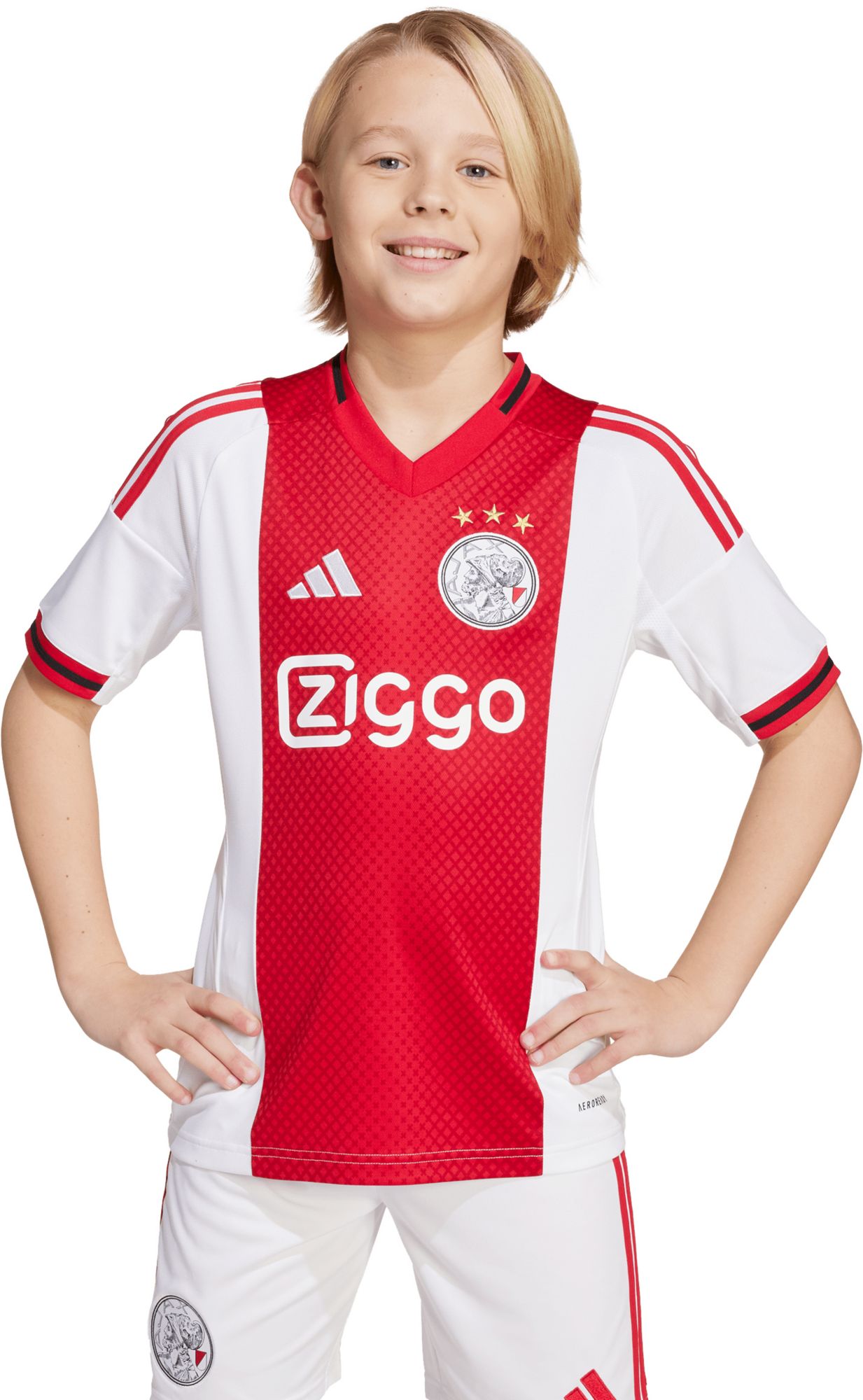 adidas Youth Ajax Amsterdam White Home Replica Jersey product image