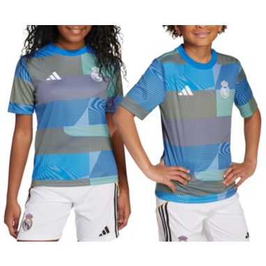 sorry, adidas Youth Real Madrid 2025 Blue Home Prematch Jersey is currently out of stock