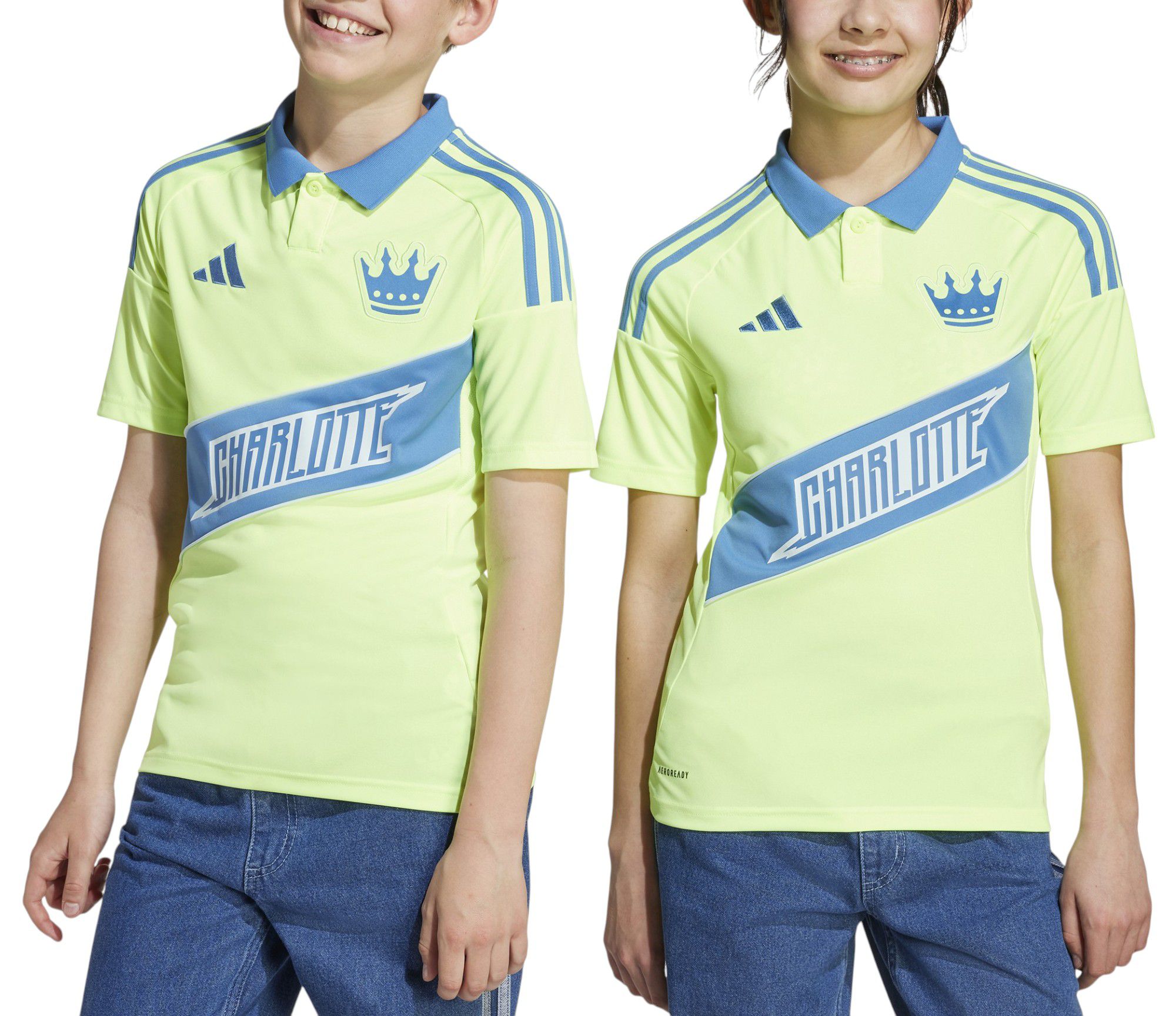 adidas Youth Charlotte FC 2025 Third Replica Jersey product image