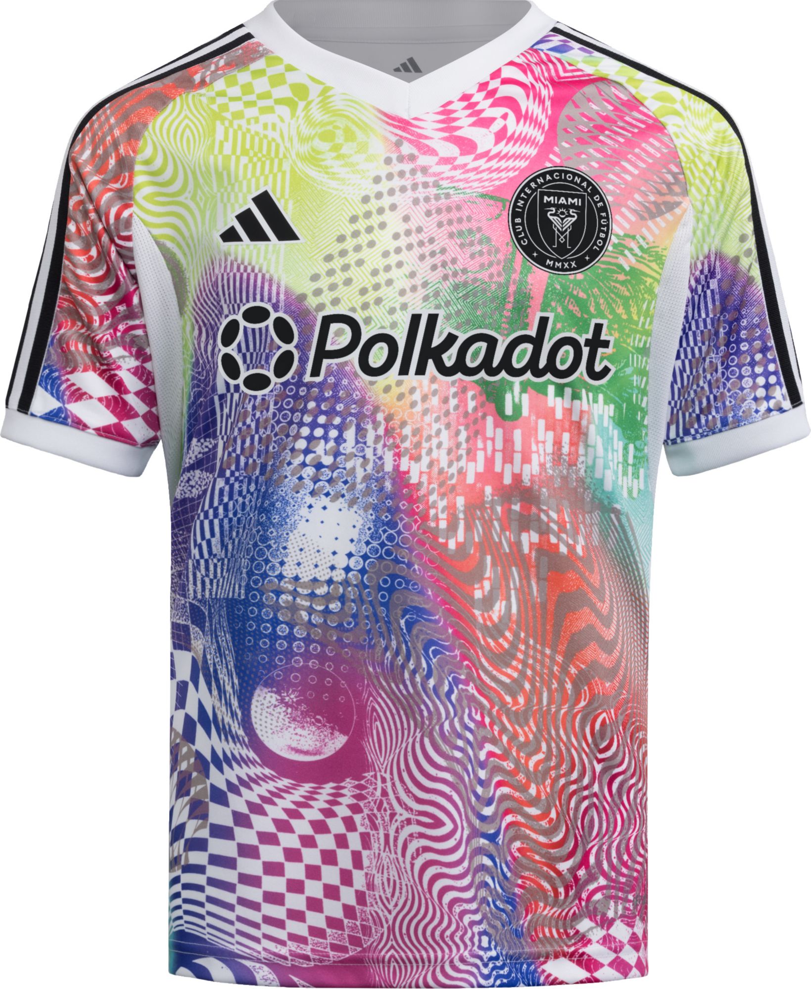 adidas Youth Inter Miami CF 2025 Pride Prematch Jersey product image