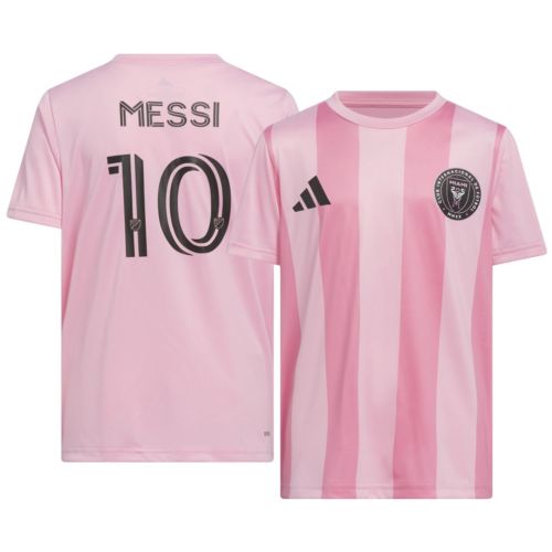 adidas Youth Inter Miami CF Lionel Messi #10 Pink T-Shirt | Dick's