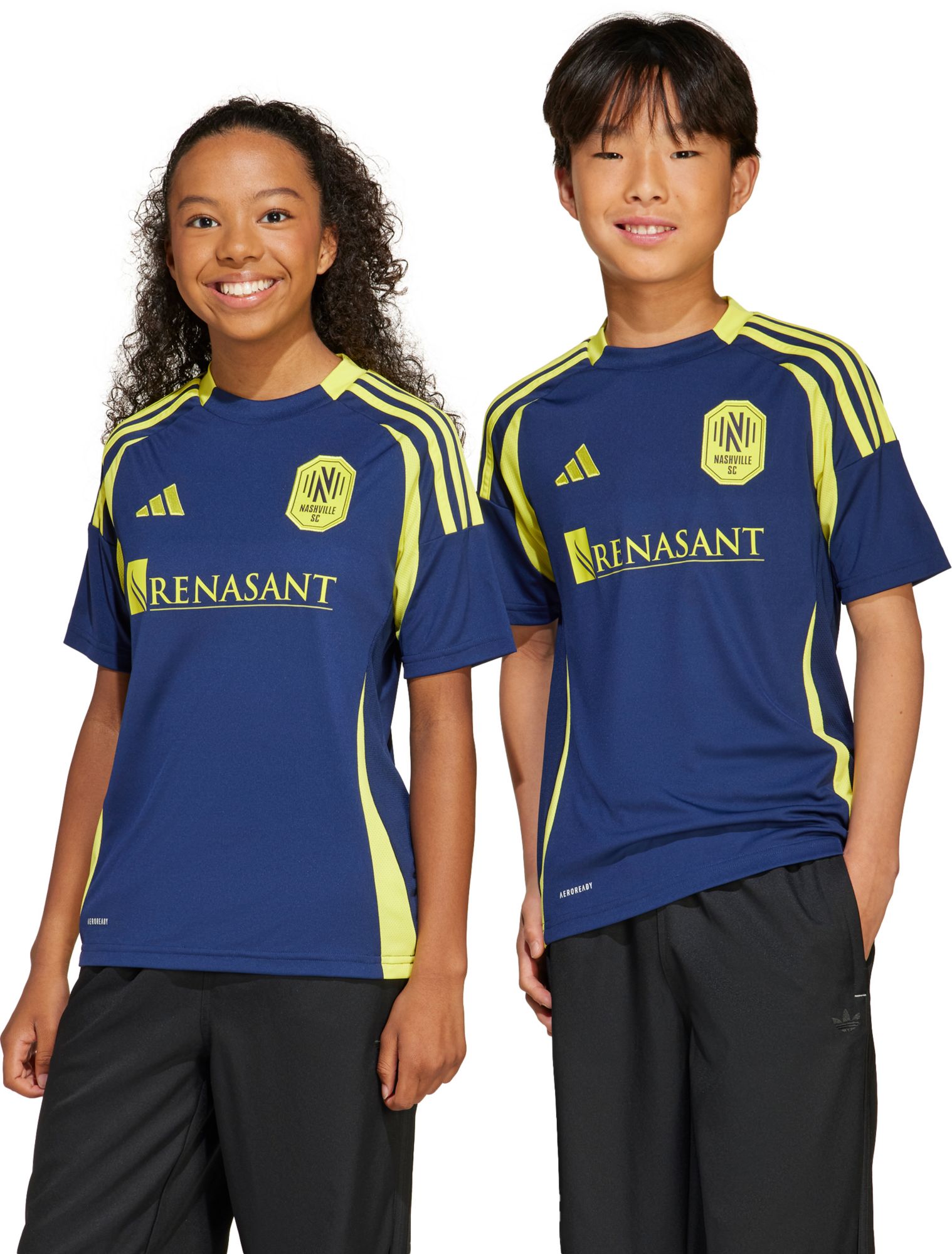 adidas Youth Nashville SC 2025 Secondary Replica "The Heart of Nashville" Jersey product image