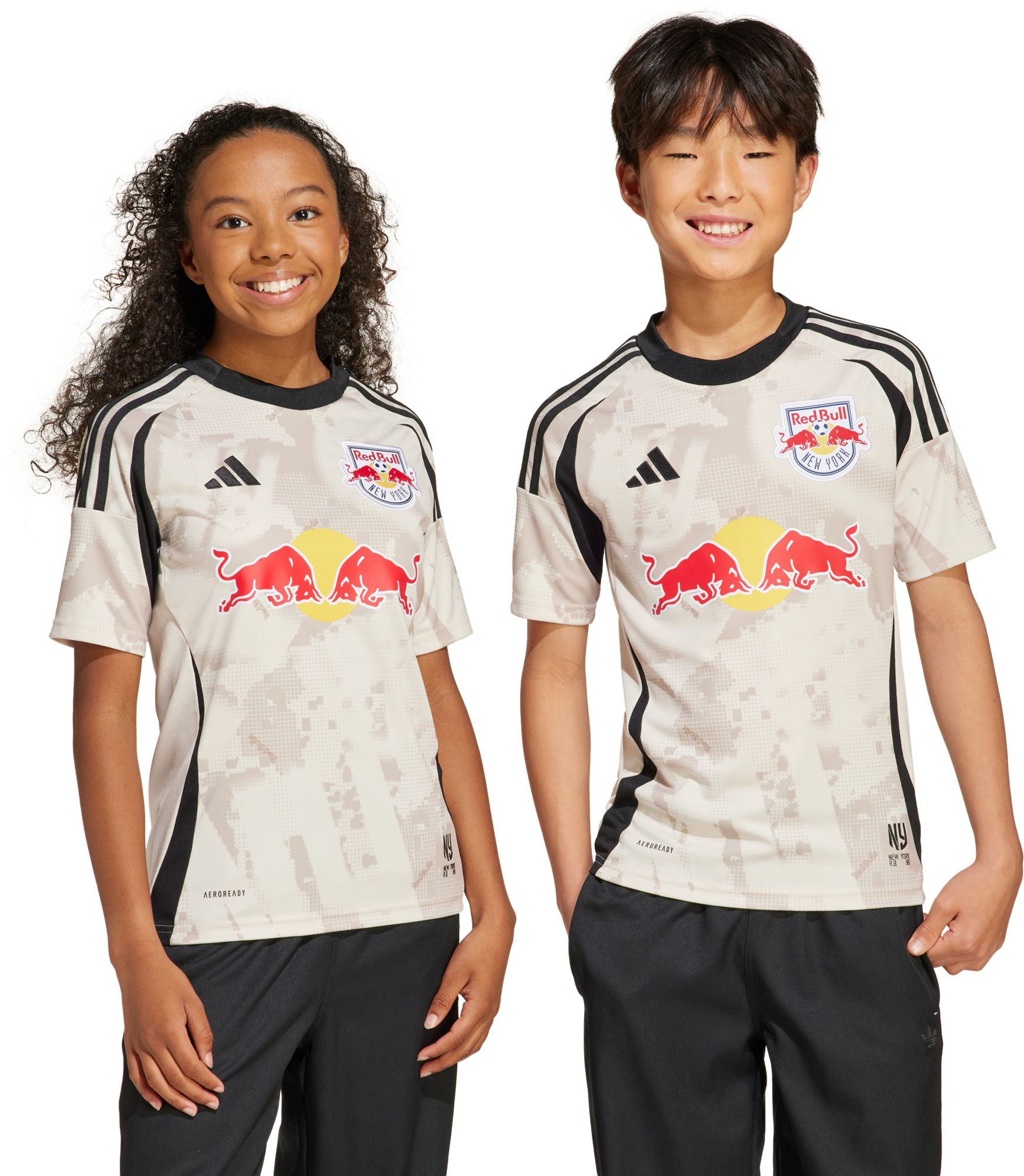 adidas Youth New York Red Bulls 2025 Secondary Replica "The Stone Kit" Jersey product image