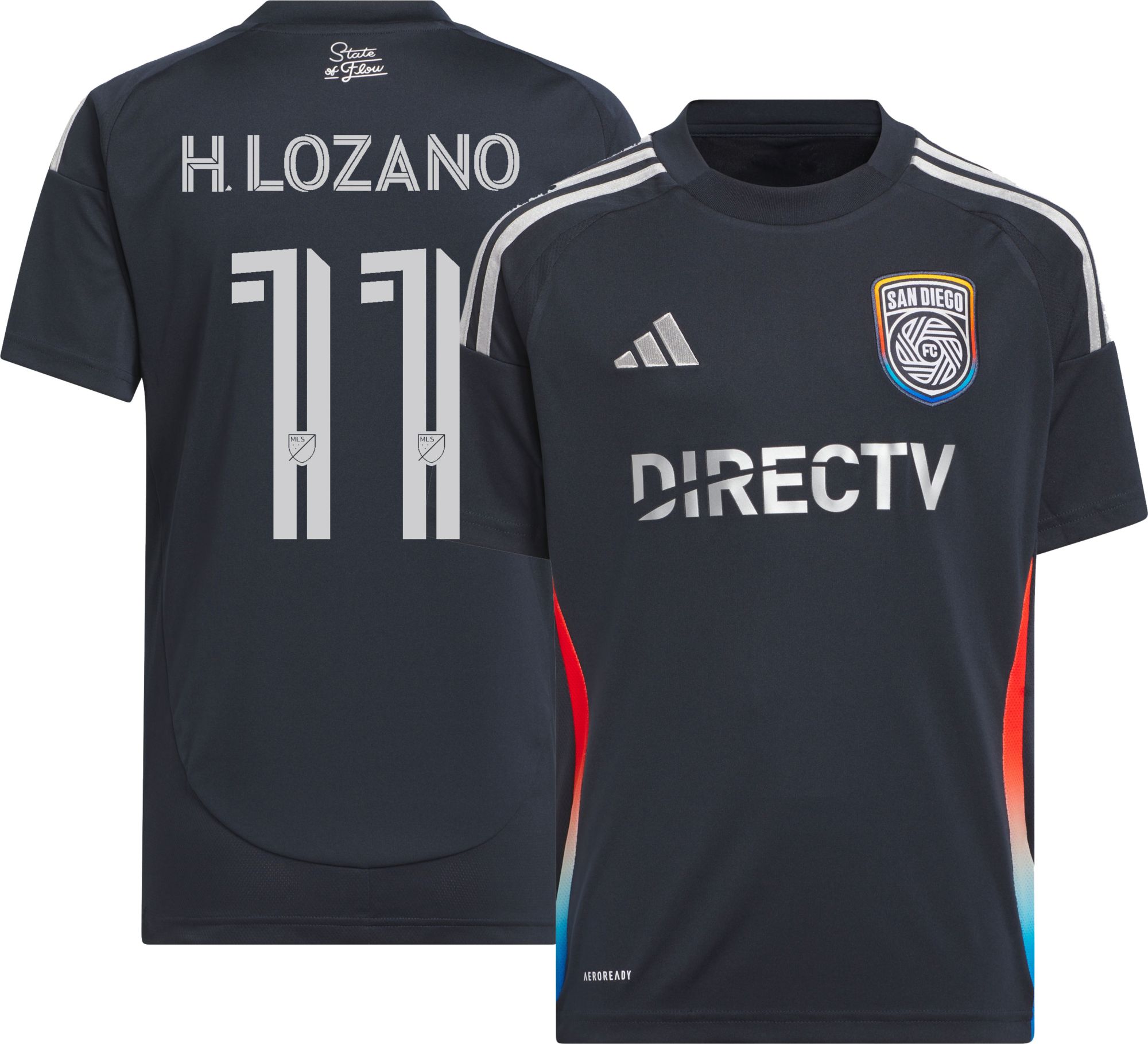 adidas Youth San Diego FC Hirving Lozano #11 2025 Primary Replica Jersey product image