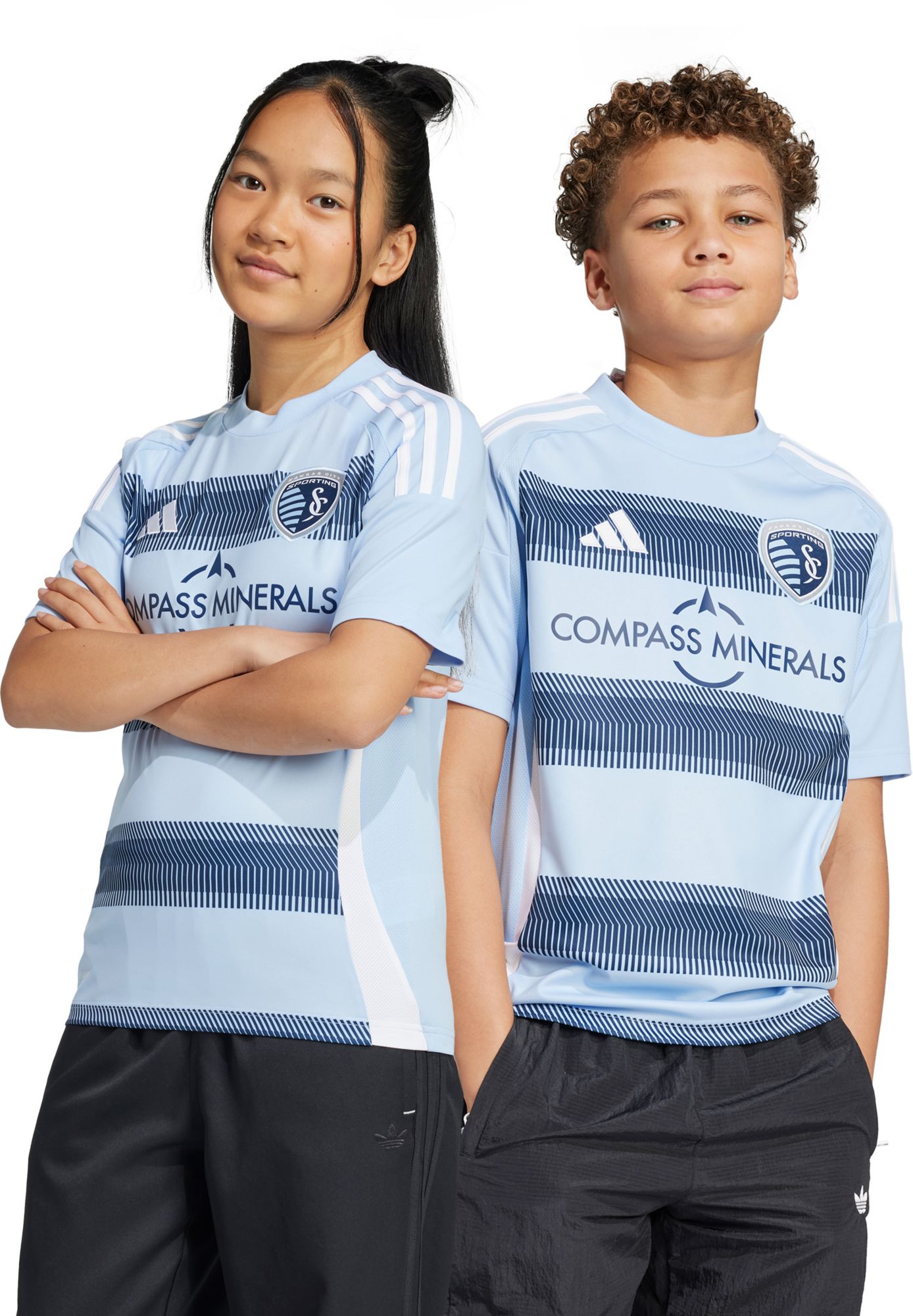 adidas Youth Sporting Kansas City 2025 Primary Replica "One KC" Jersey product image