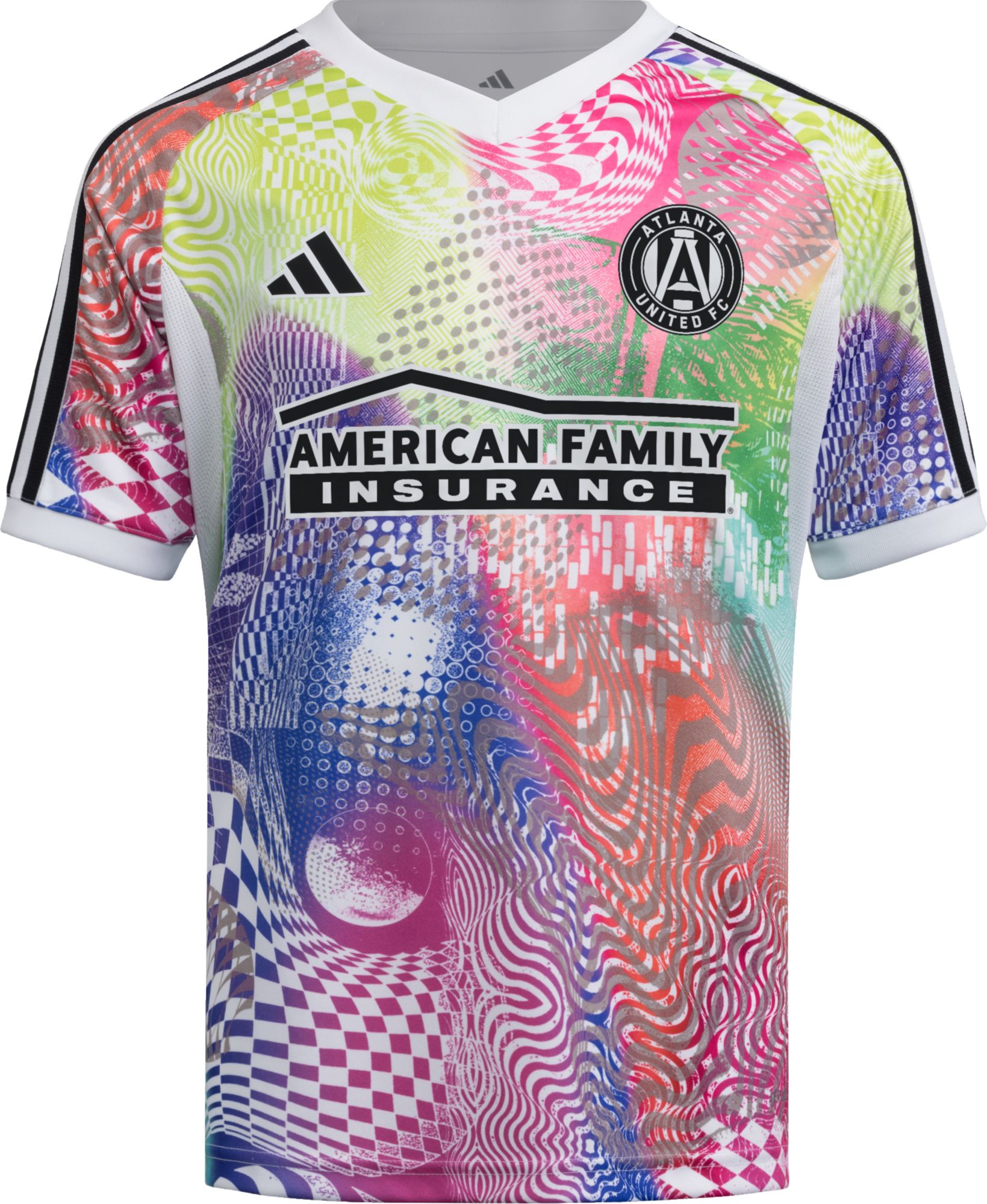 adidas Youth Atlanta United 2025 Pride Prematch Jersey product image