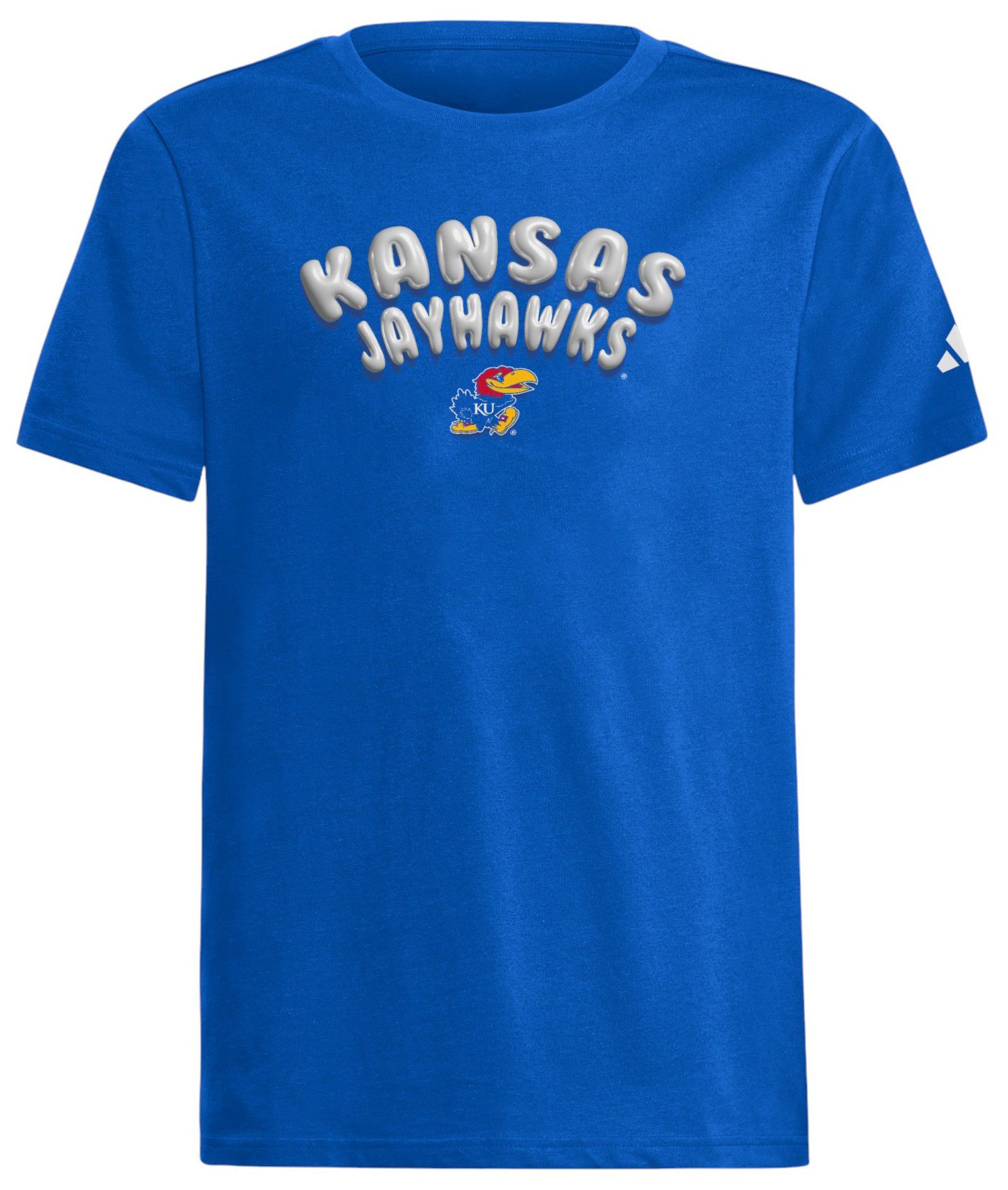 adidas Youth Kansas Jayhawks Royal Inflate T-Shirt product image