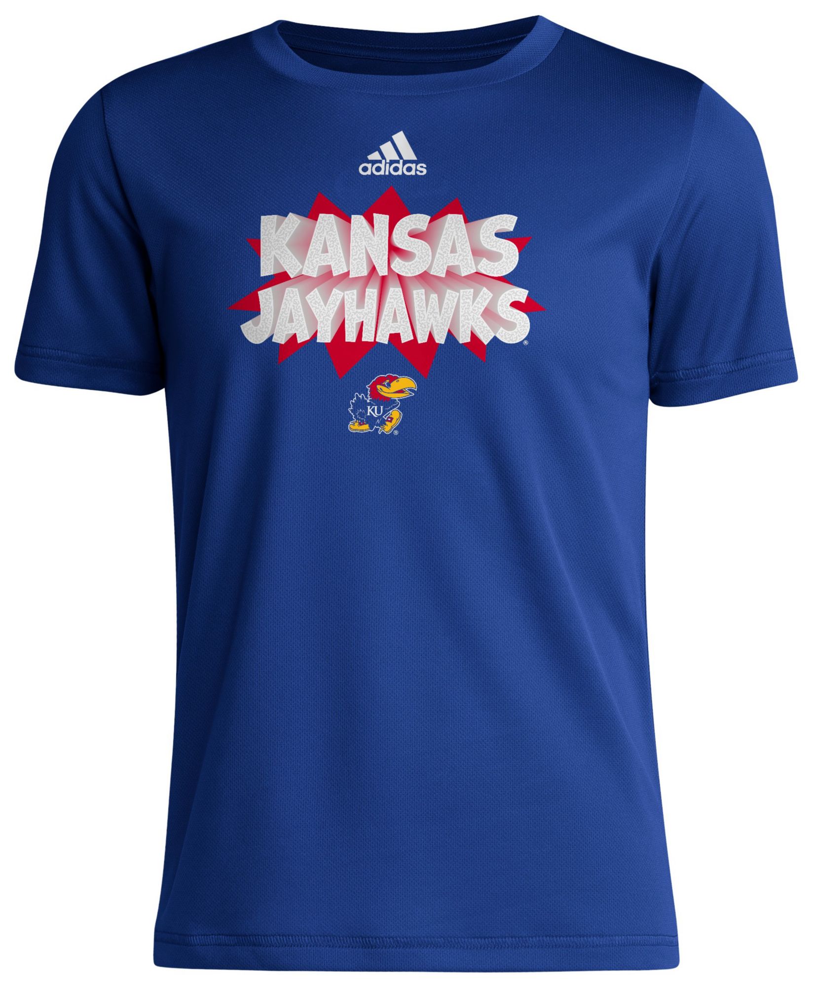 adidas Youth Kansas Jayhawks Blue Not Deep T-Shirt product image