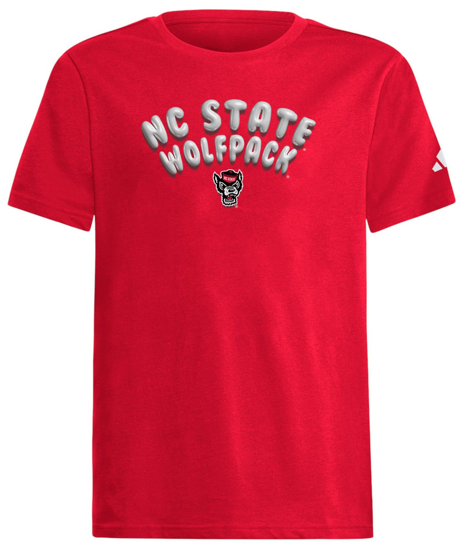 adidas Youth NC State Wolfpack Red Inflate T-Shirt product image