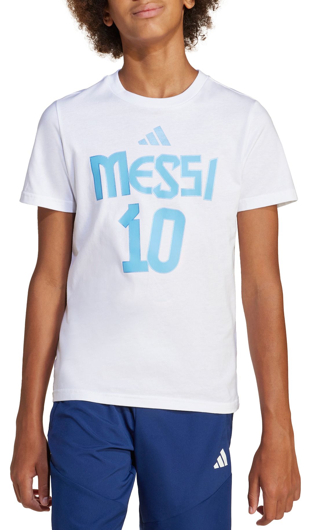 adidas Youth Argentina 2025 Lionel Messi #10 White Home T-Shirt product image