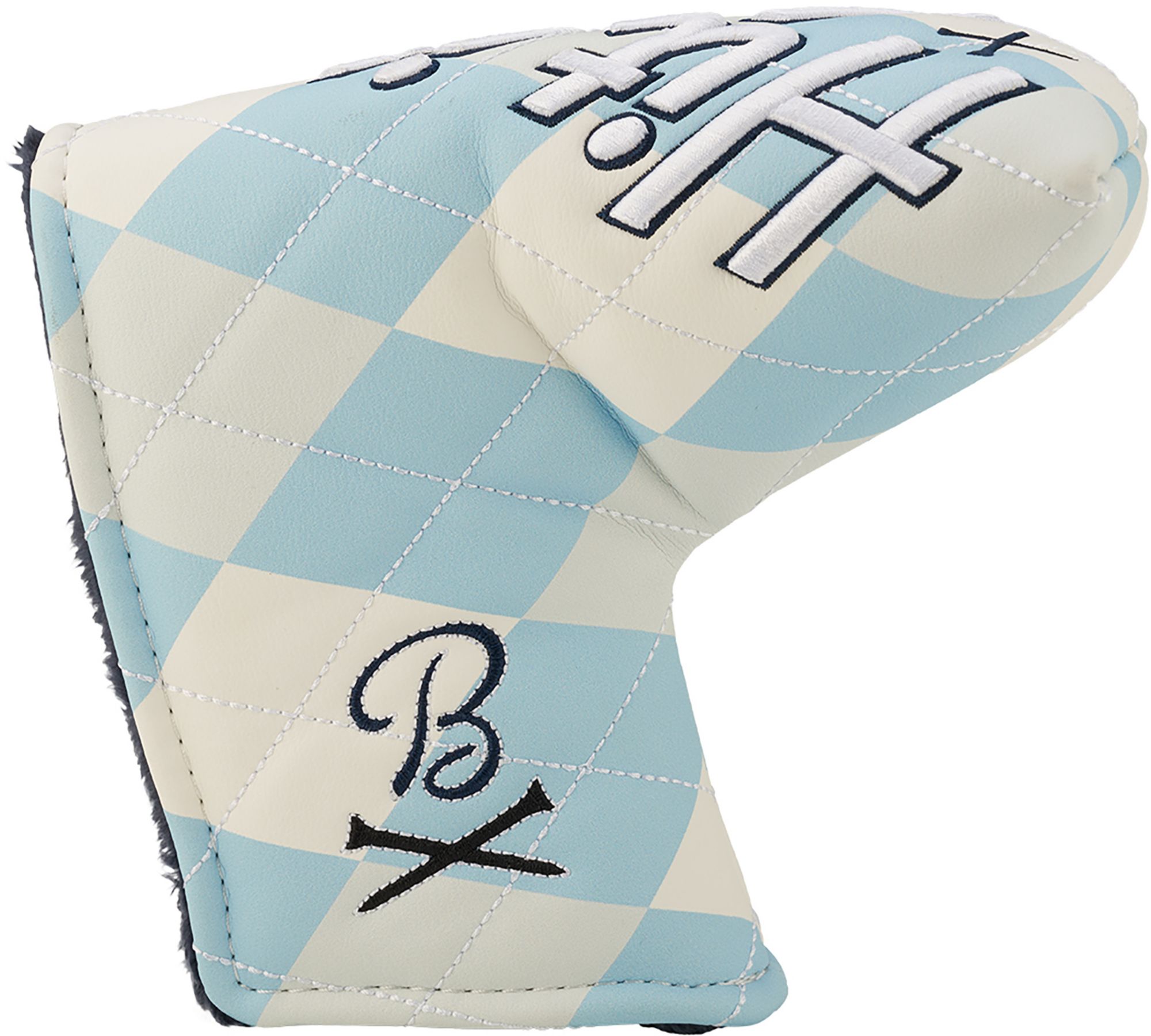 Barstool Sports Hit It Hard Blue Argyle Blade Putter Headcover product image