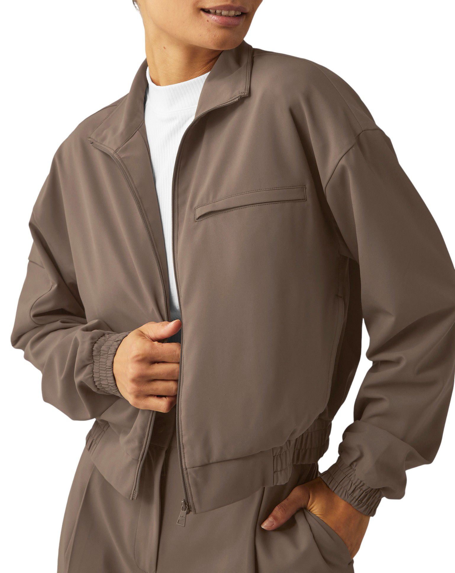 Beyond Yoga Women's Status Pocket Cropped Jacket product image