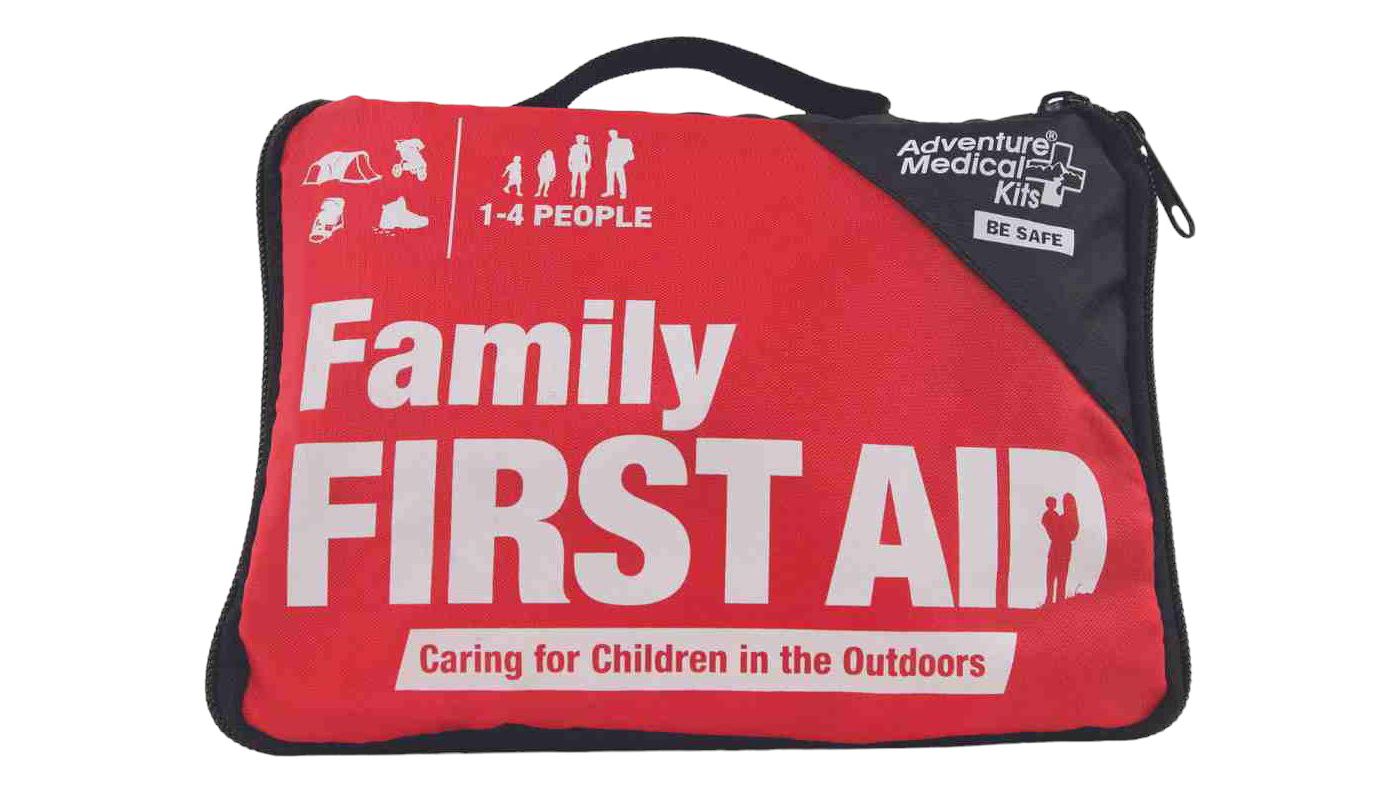 stress-free camping with kids first aid