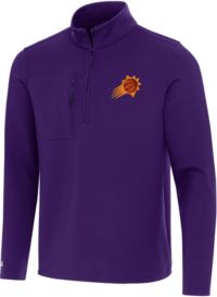 Antigua Mens Phoenix Suns Purple Insider Quarter Zip Pullover Dicks 