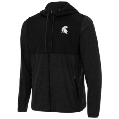 sorry, Antigua Men's Michigan State Spartans Black Sway Full-Zip Hoodie is currently out of stock