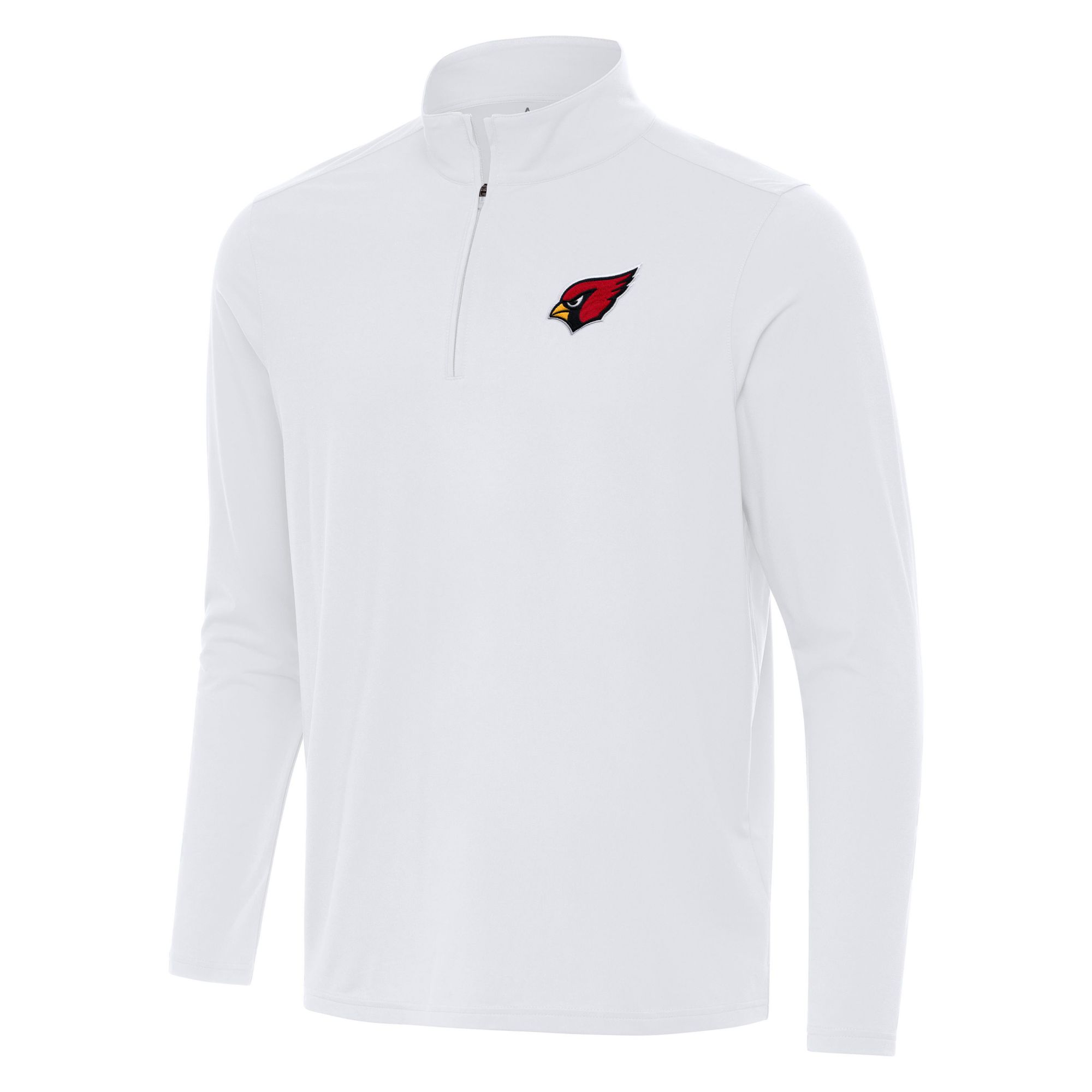 Antigua Men's Arizona Cardinals Intent White Quarter-Zip Pullover Shirt product image