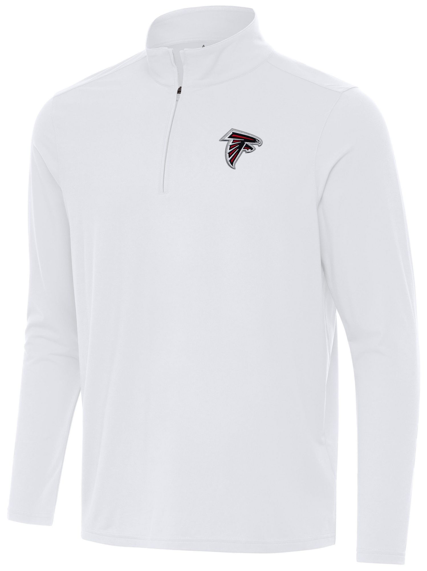 Antigua Men's Atlanta Falcons Intent White Quarter-Zip Pullover Shirt product image