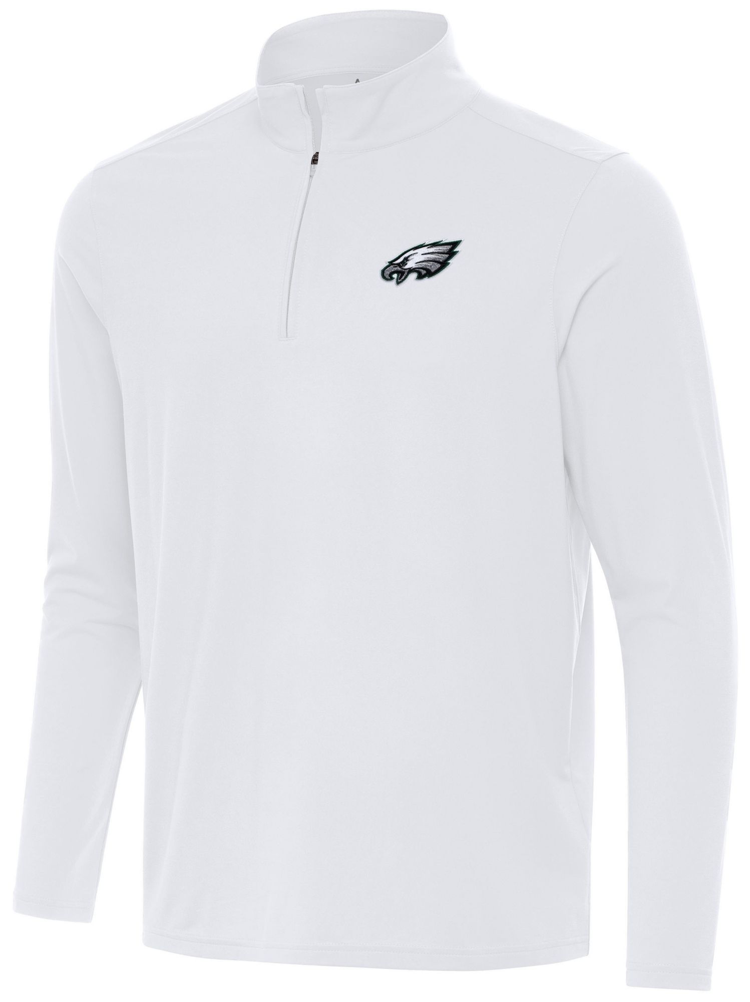 Antigua Men's Philadelphia Eagles White Intent Quarter-Zip Shirt product image