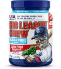 Big League Chew Sugar Free Mini Bubble Gum