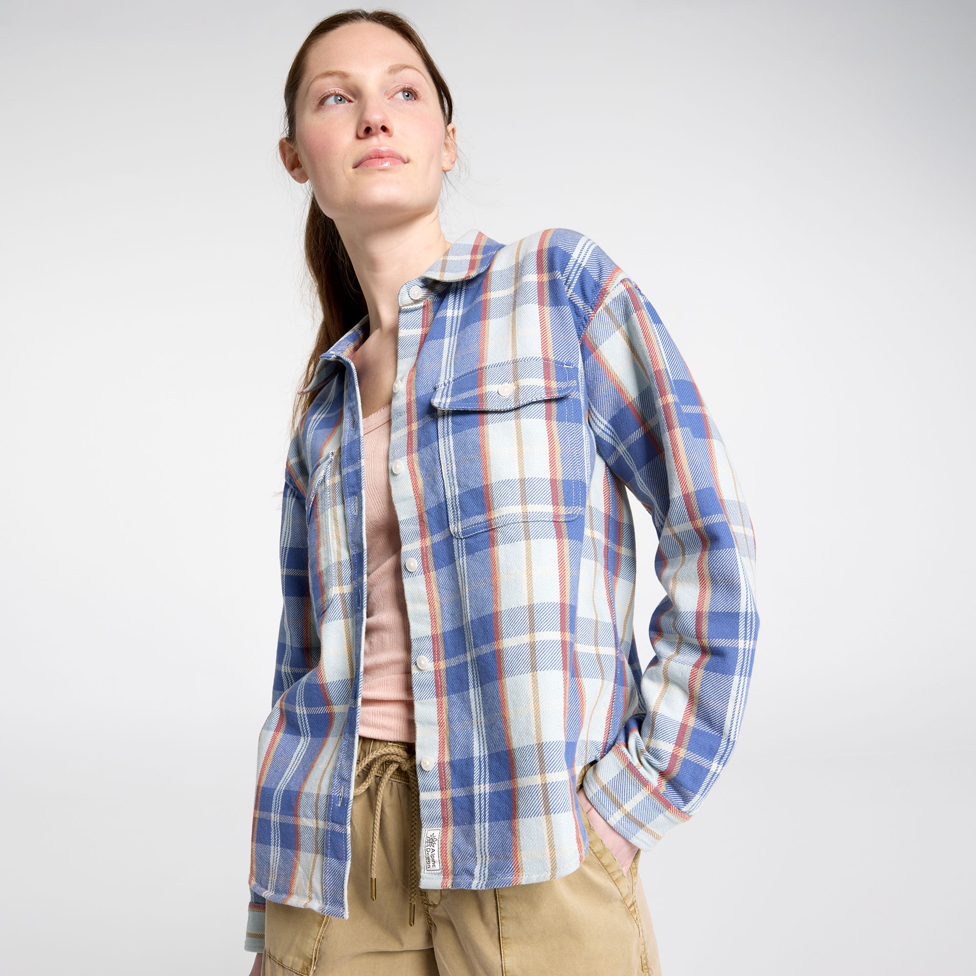 Alpine Design Women's Plaid Twill Long Sleeve Shirt product image