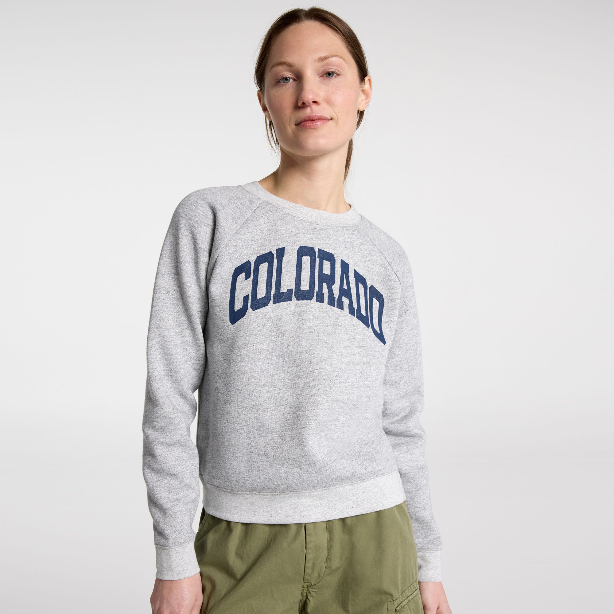 Alpine Design Women's Solid Fleece Crew Neck Sweatshirt product image