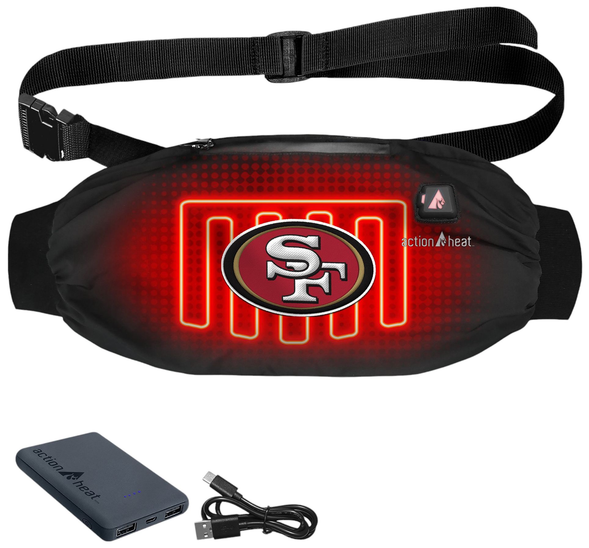 ActionHeat San Francisco 49ers 5V Battery Heated Hand Muff Warmer product image