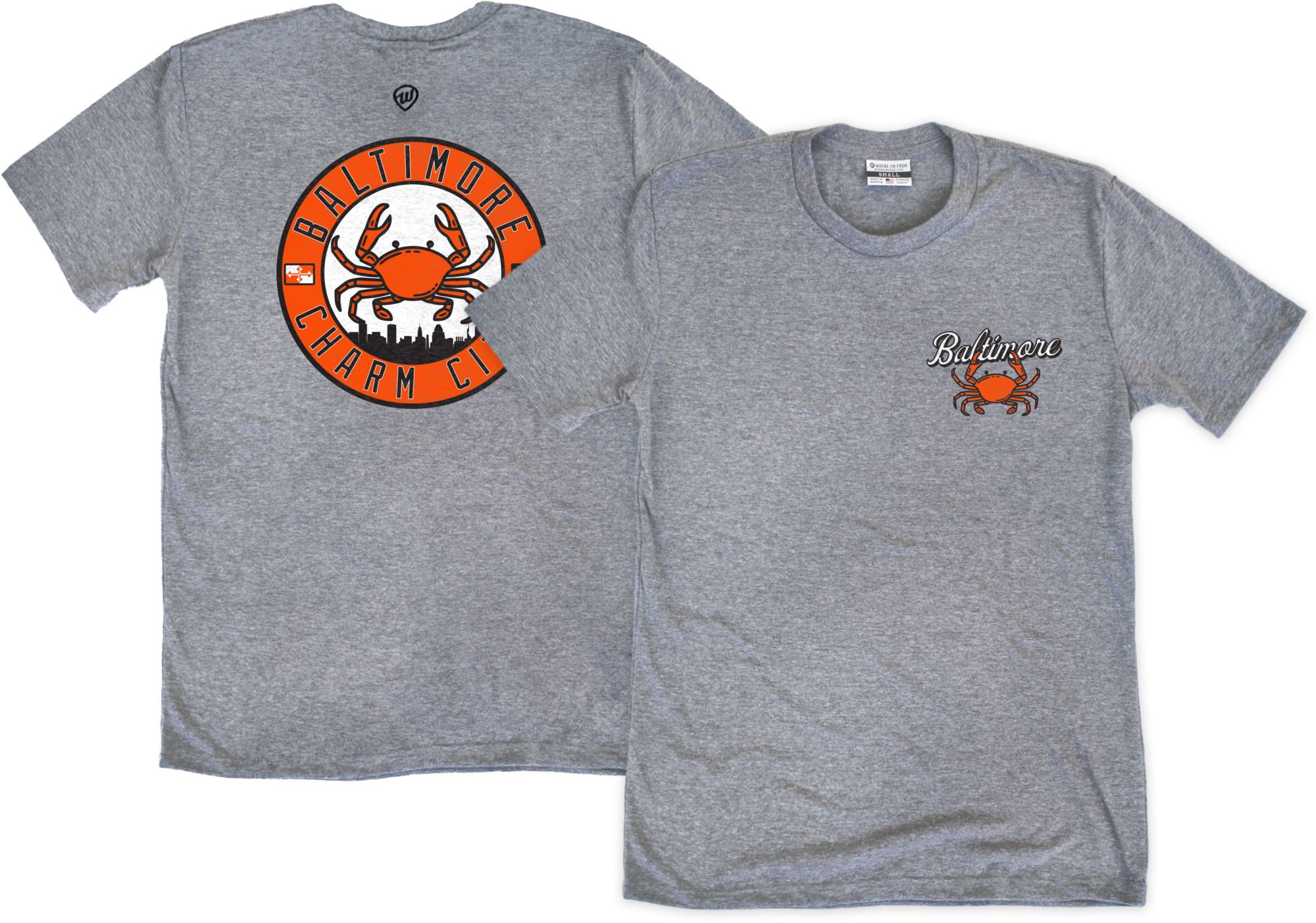 Where I'm From Adult Baltimore Crab T-Shirt product image