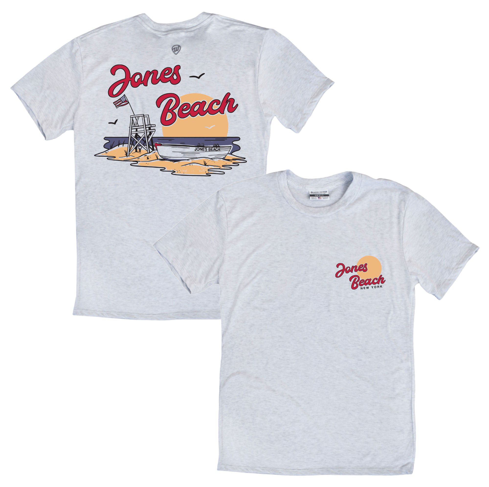 Where I'm From Adult Long Island White 2Sided T-Shirt product image