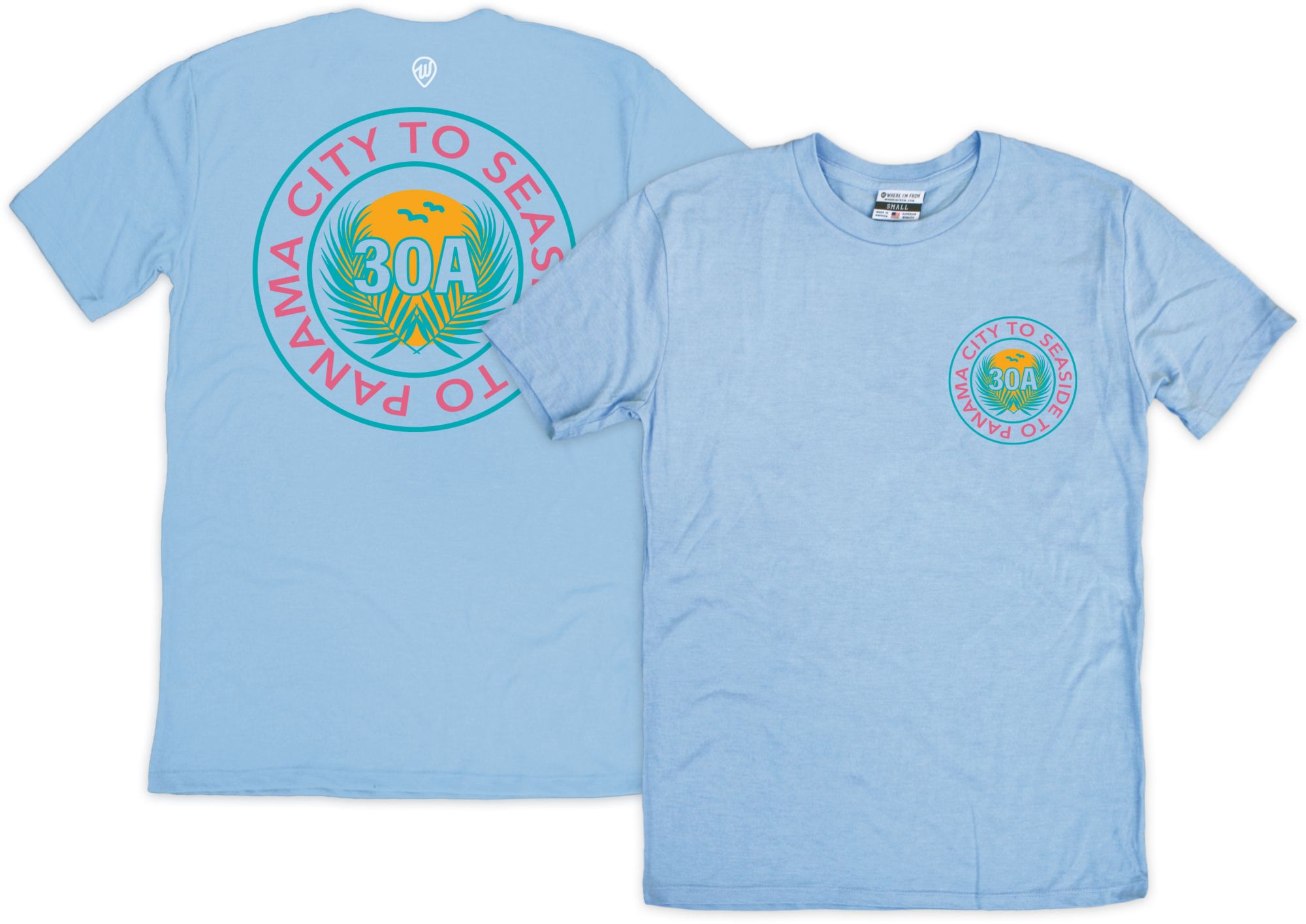 Where I'm From Adult Panama City Circle T-Shirt product image