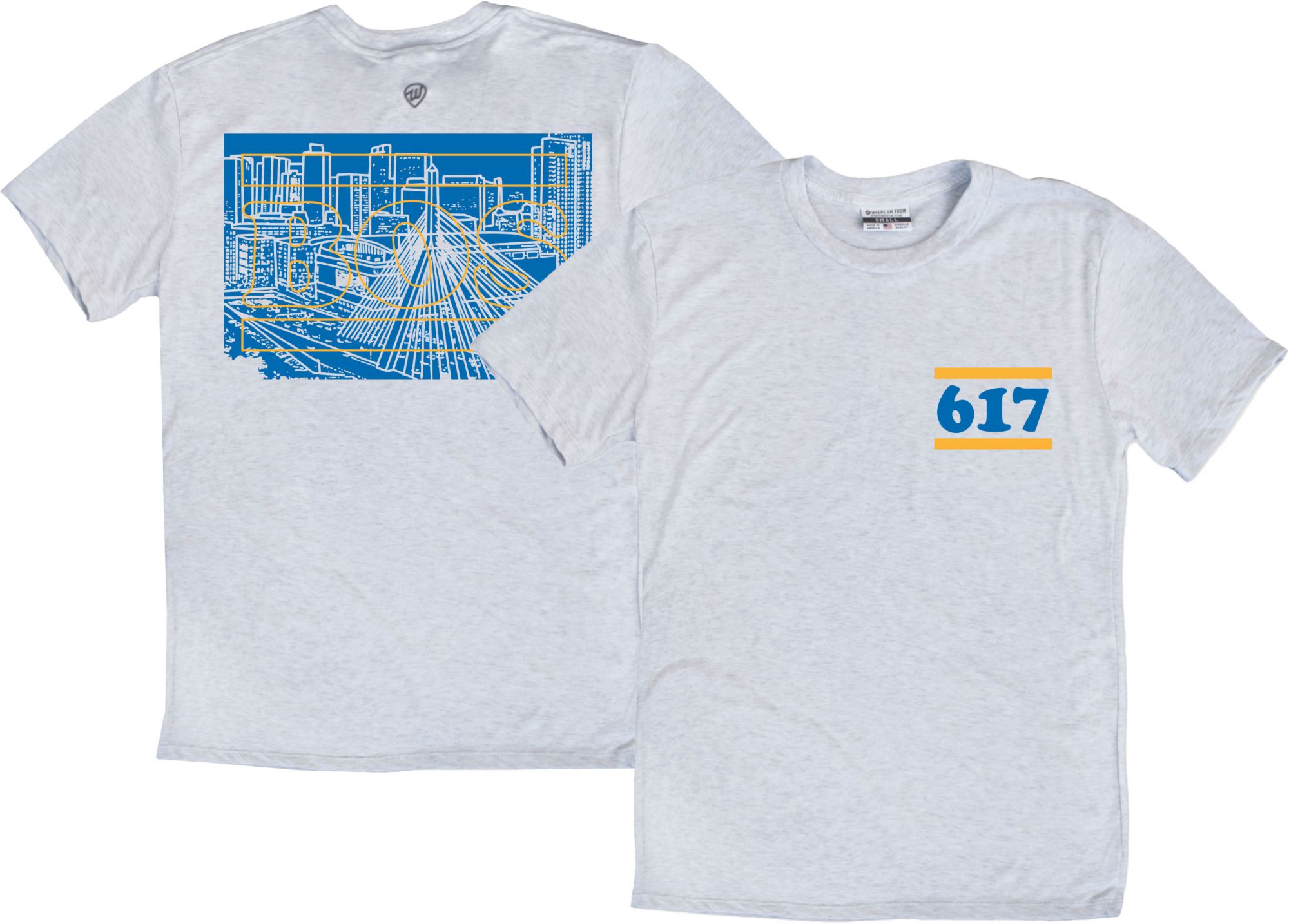 Where I'm From Adult Boston Skyline T-Shirt product image