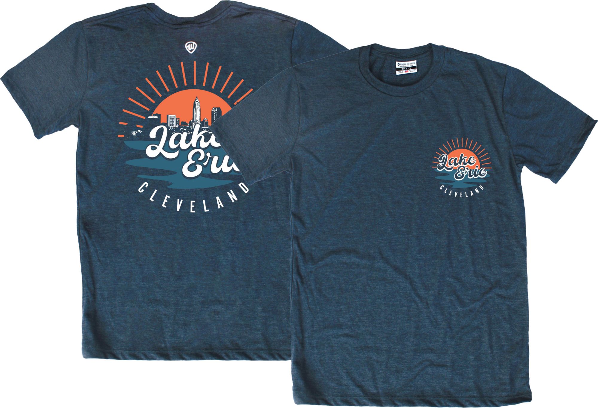 Where I'm From Adult Great Lakes Cleveland T-Shirt product image