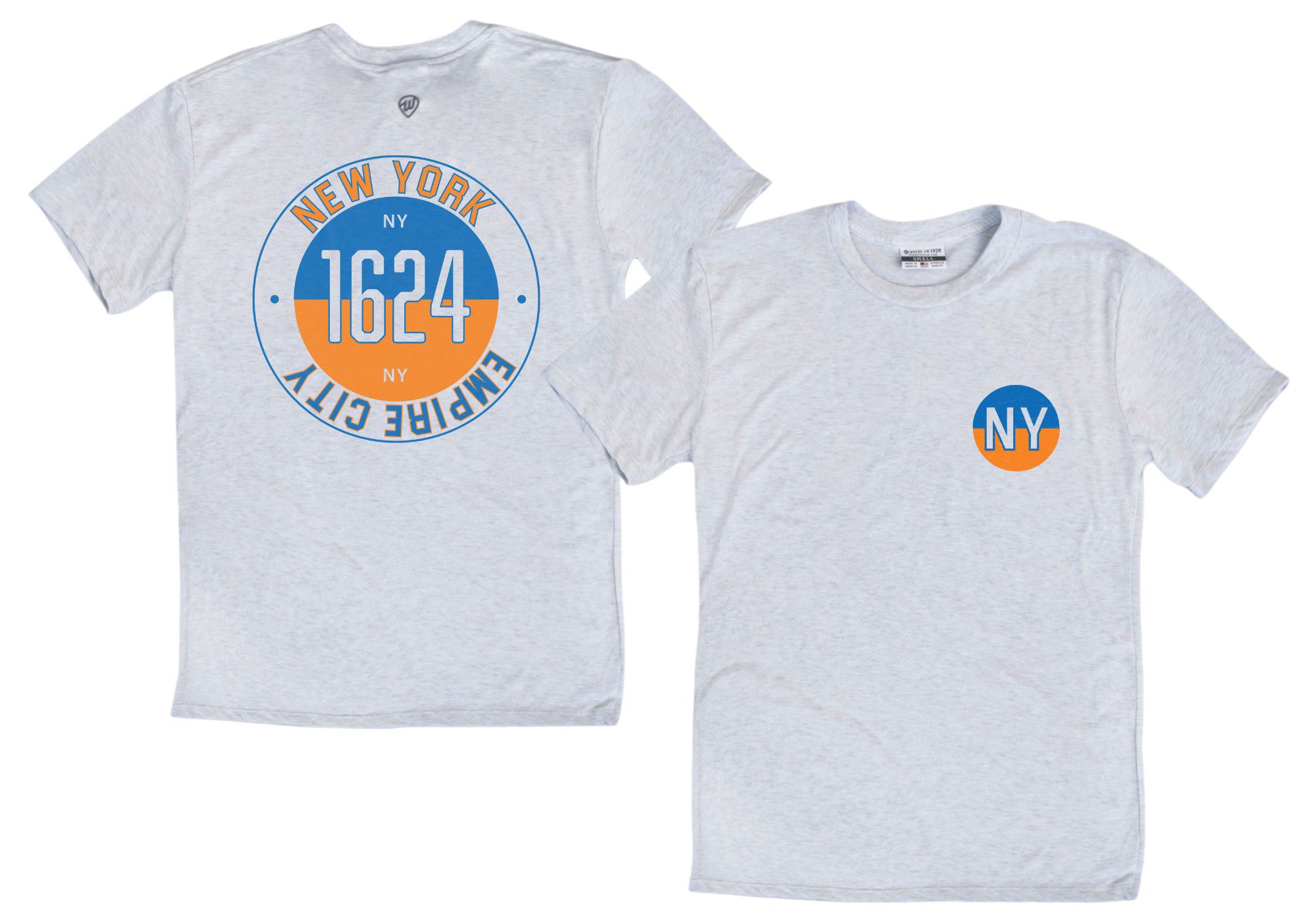 Where I'm From Adult New York 2Sided Circle T-Shirt product image