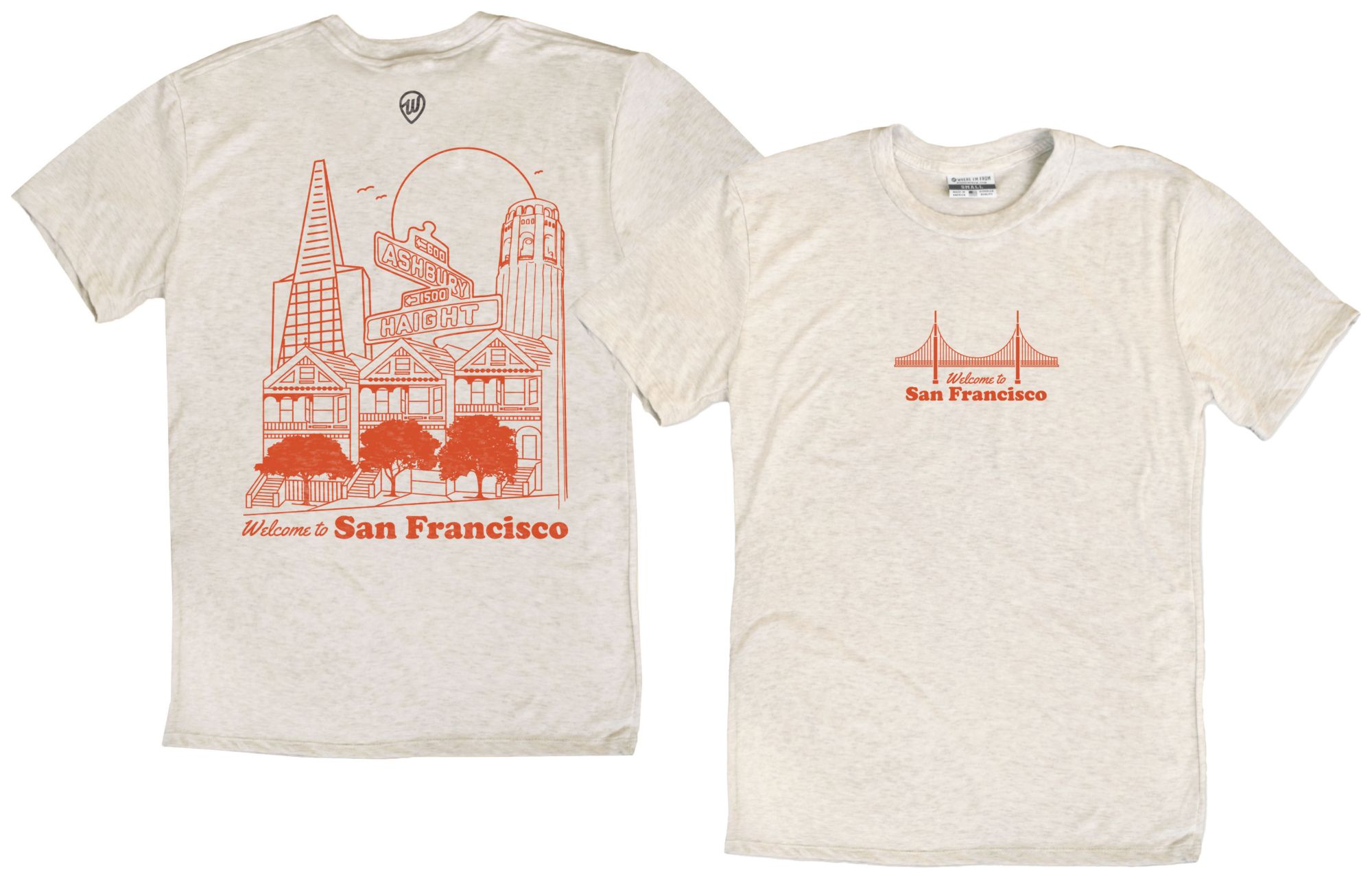 Where I'm From Adult San Francisco Houses T-Shirt product image
