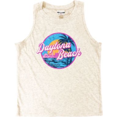 sorry, Where I'm From Women's Daytona Beach Cream Palm Tank Top is currently out of stock