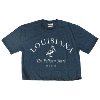 sorry, Where I'm From Women's Louisiana Pelican State Cropped T-Shirt is currently out of stock