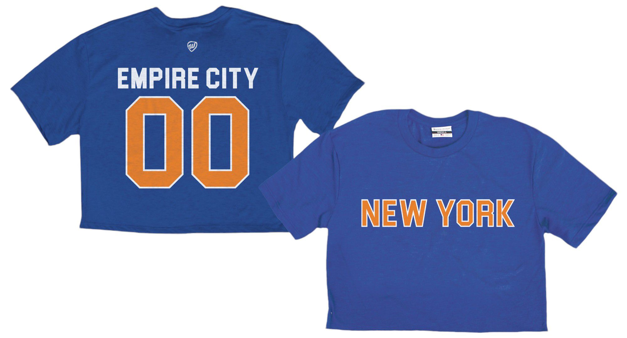 Where I'm From Women's New York 2Sided Double Zero Cropped T-Shirt product image