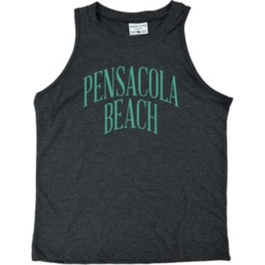 sorry, Where I'm From Women's Pensacola Bay Black City Arch Cropped Tank Top is currently out of stock