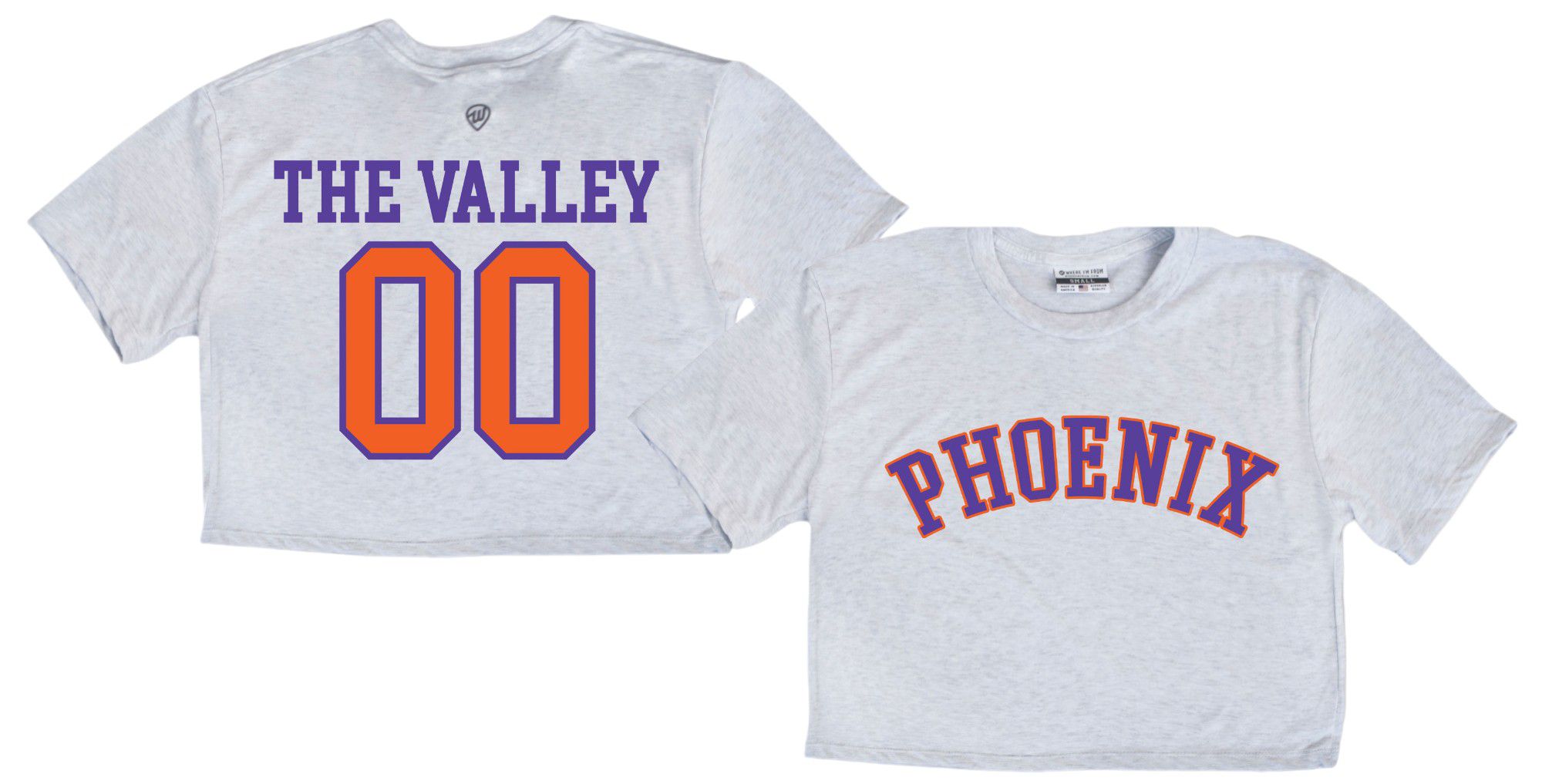 Where I'm From Women's Phoenix 2Sided Double Zero Cropped T-Shirt product image