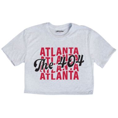sorry, Where I'm From Women's Atlanta Repeat White Cropped T-Shirt is currently out of stock