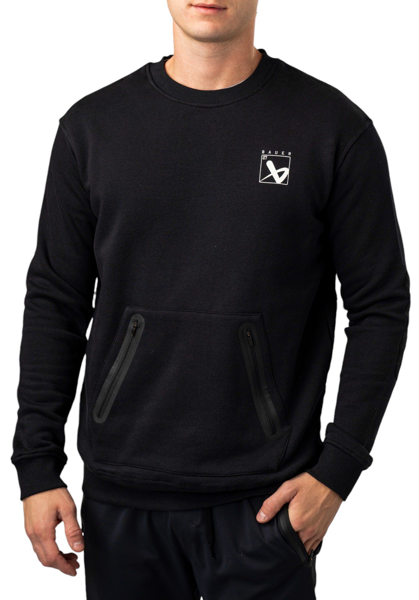 Bauer Adult End-to-End Quilted Crew Neck Sweatshirt product image
