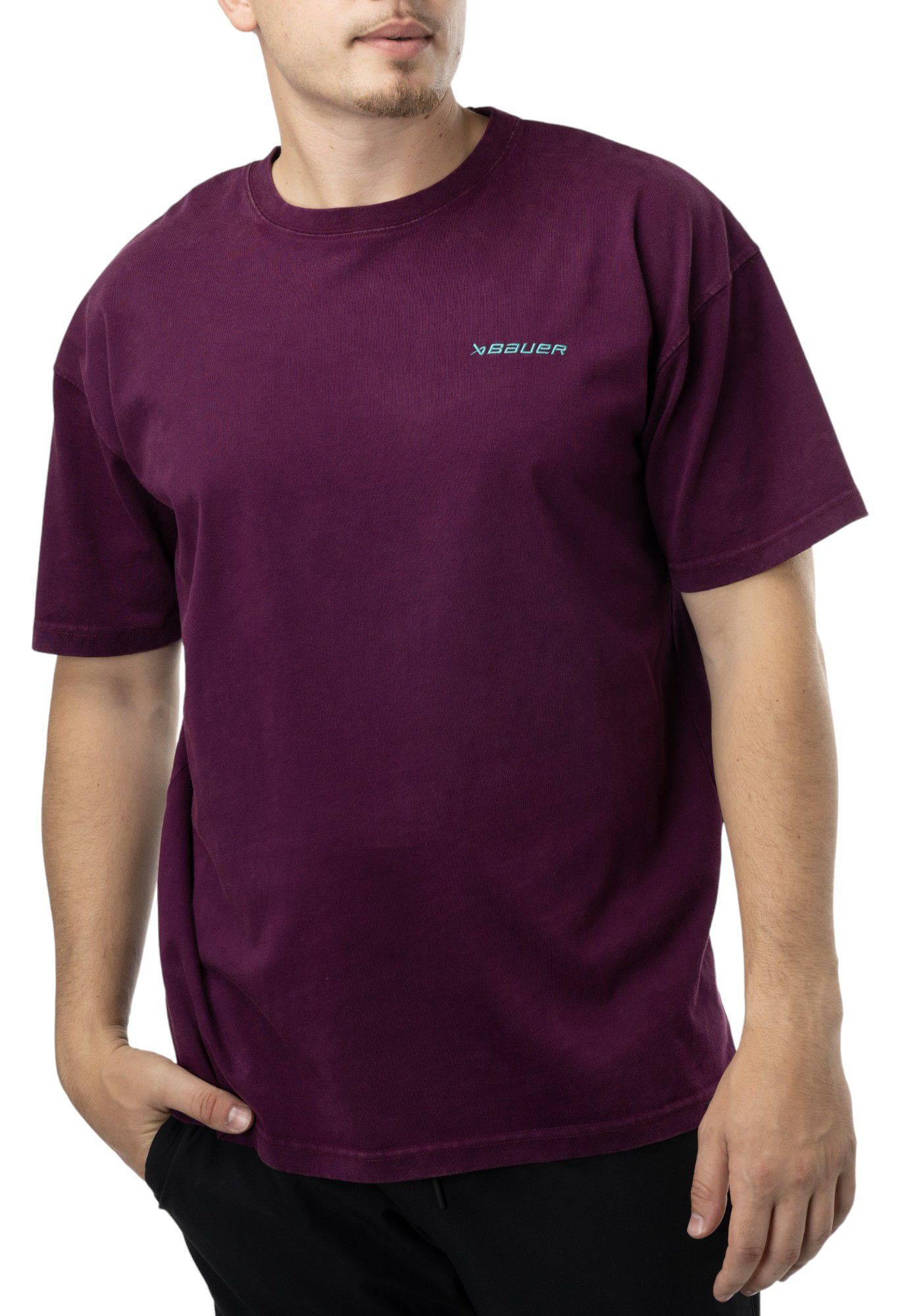 Bauer Adult Acid Wash T-Shirt product image