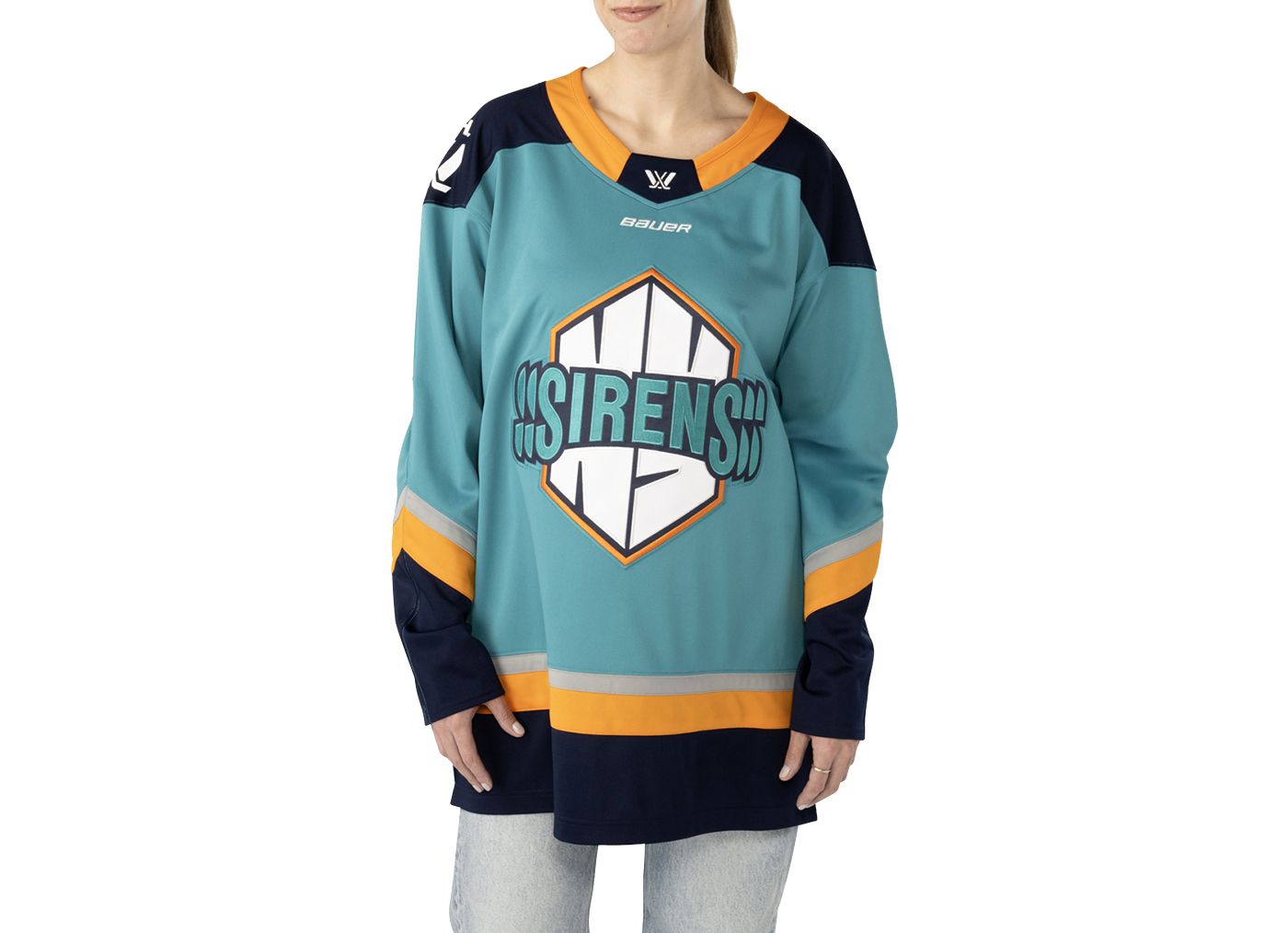 Bauer Adult PWHL New York Sirens Teal Authentic Jersey Dick s Sporting Goods