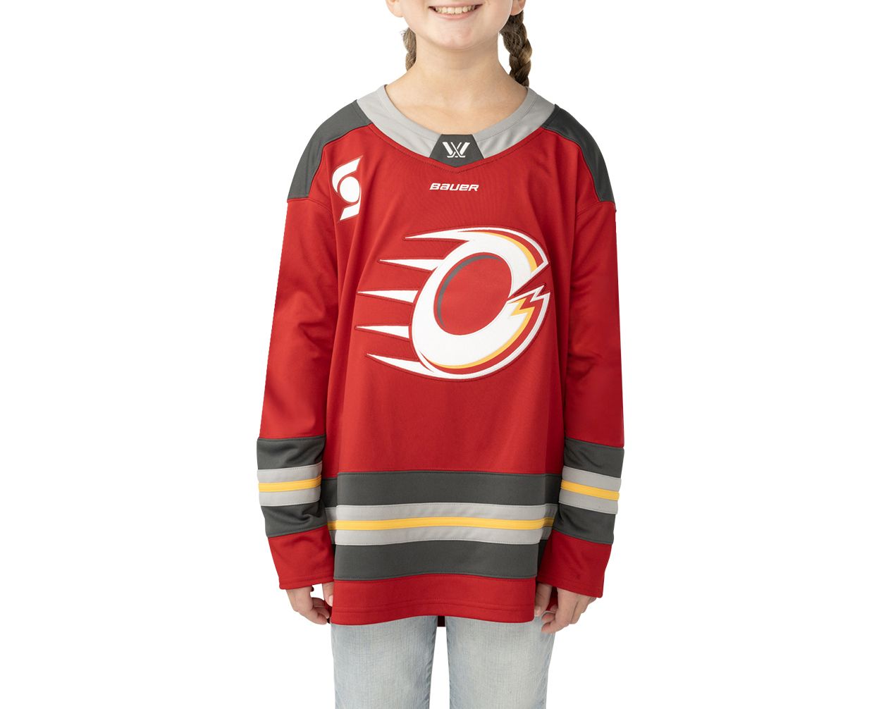 Bauer Youth PWHL Ottawa Charge Red Authentic Jersey product image