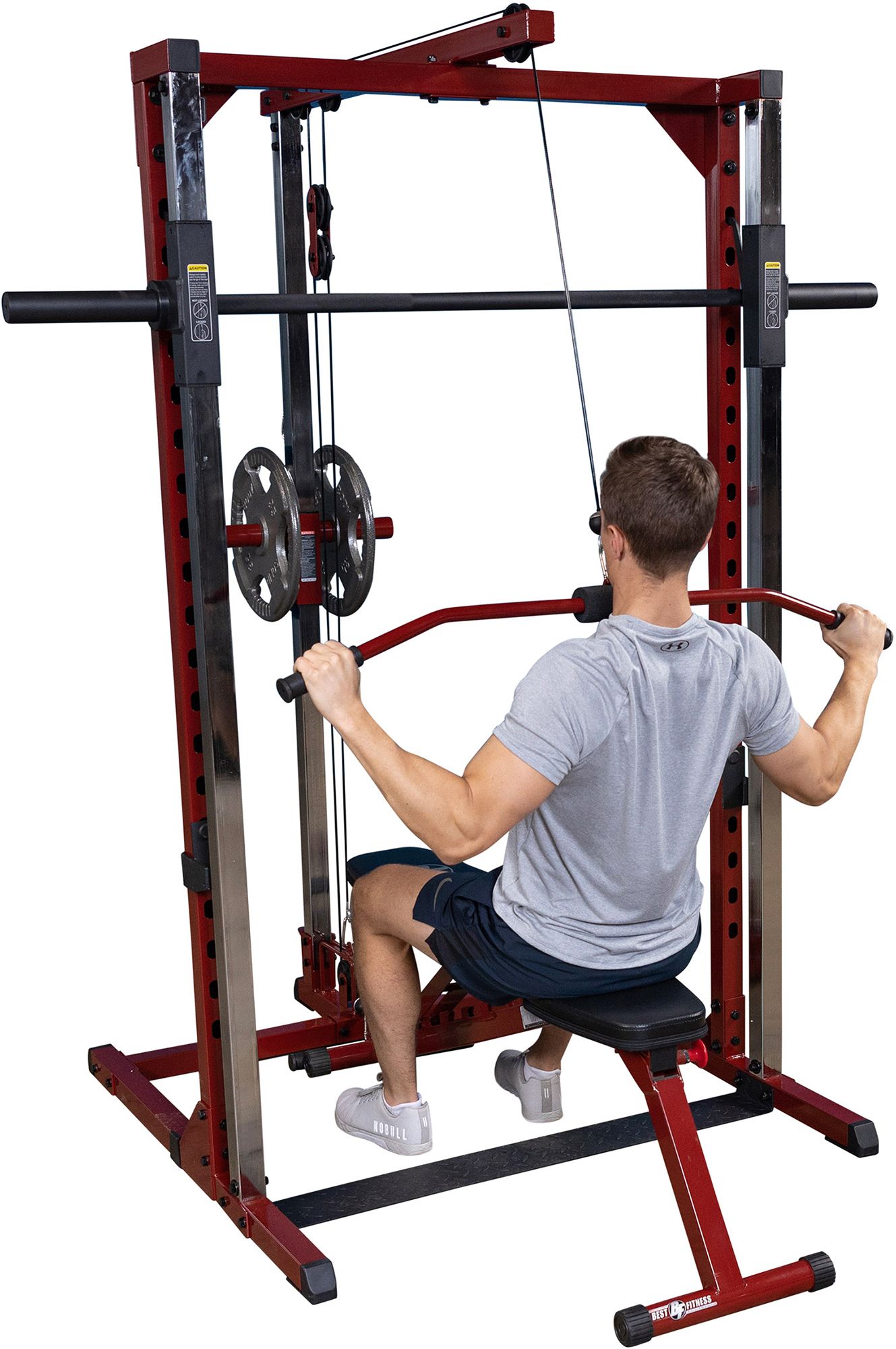 Best Fitness Smith Machine with Bench & Lat Attachment product image