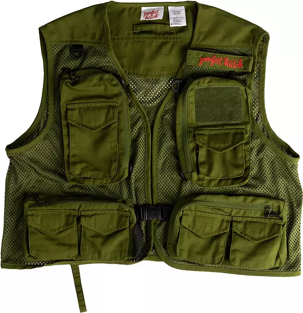 Perfect Hatch Veteran Fly Fishing Vest, L/xl, Green
