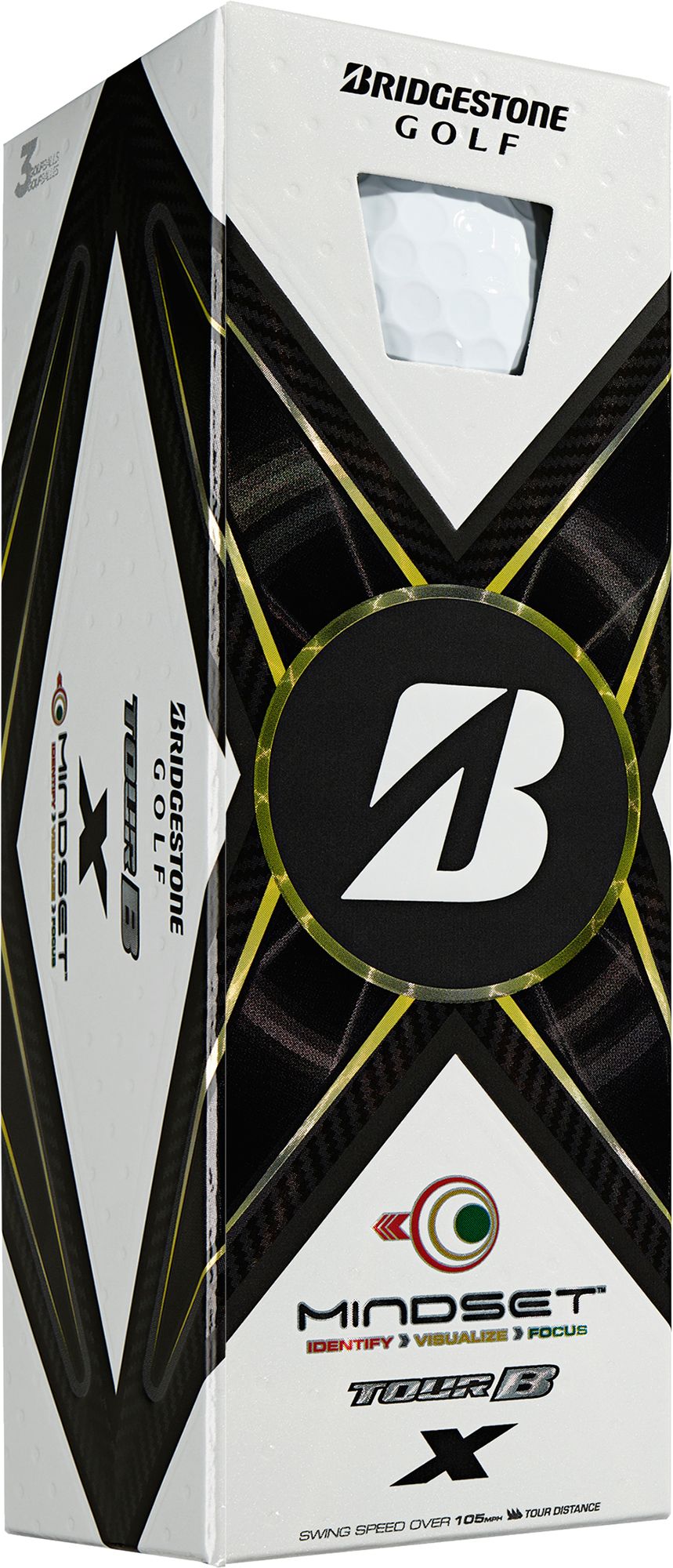 Bridgestone 2024 Tour B X MindSet Golf Balls - 3 Ball Sleeve product image