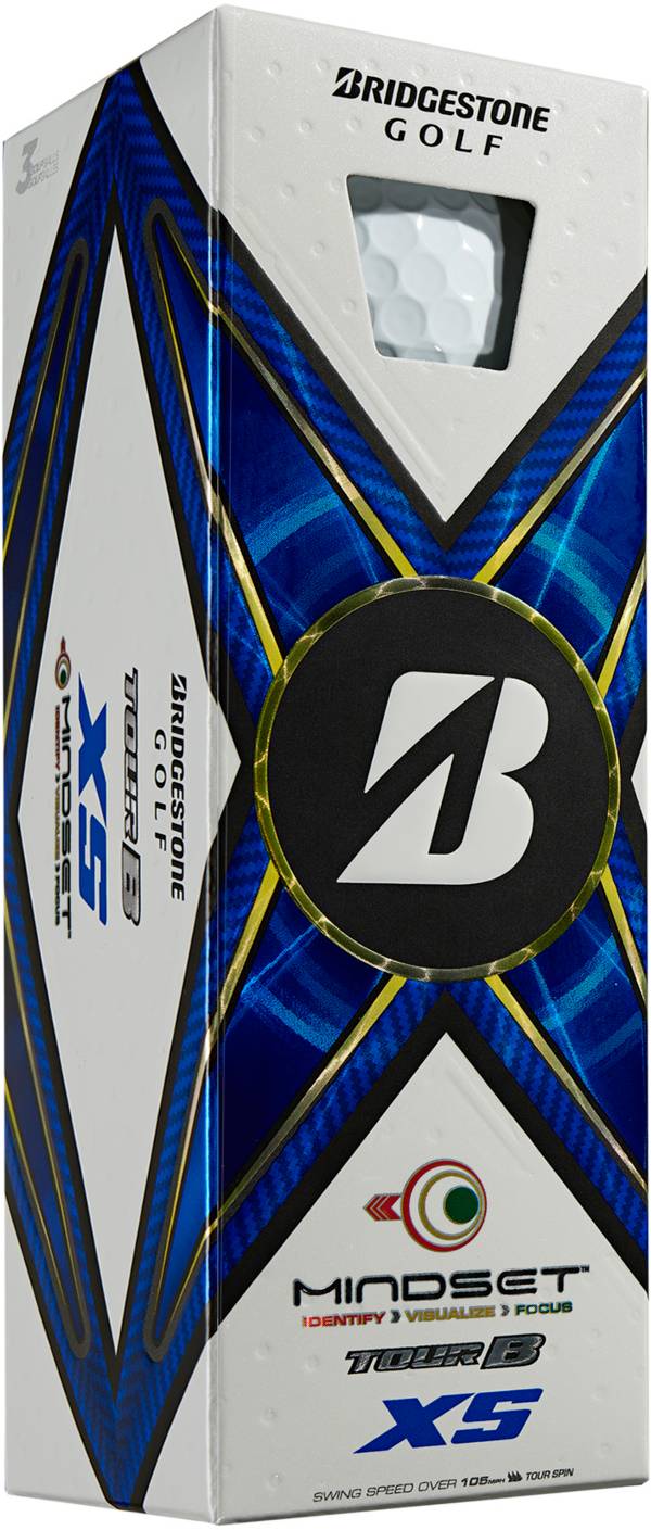 Bridgestone 2024 Tour B XS MindSet Golf Balls - 3 Ball Sleeve