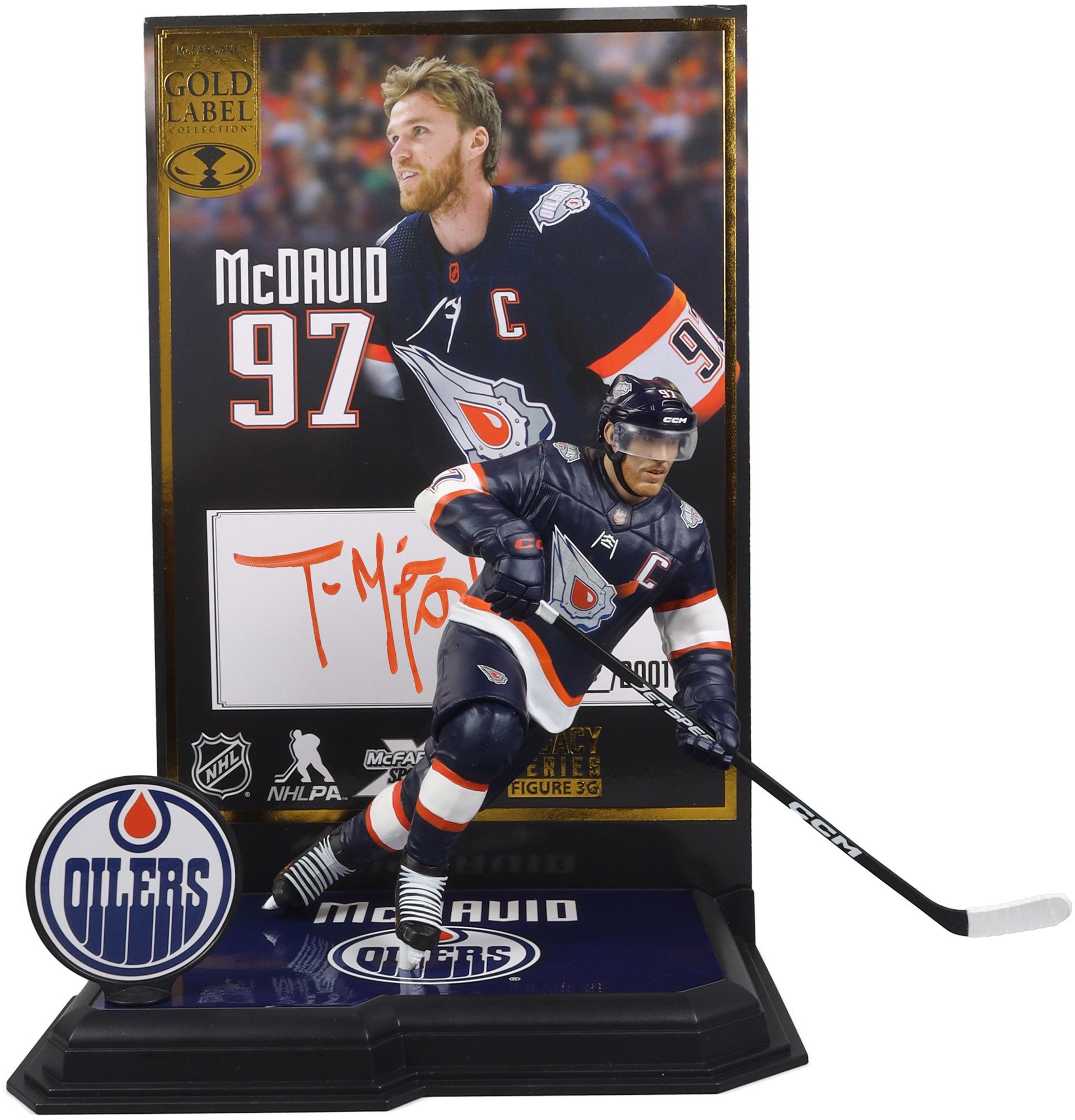 Imports Dragon Edmonton Oilers Connor McDavid #97 Figurine product image